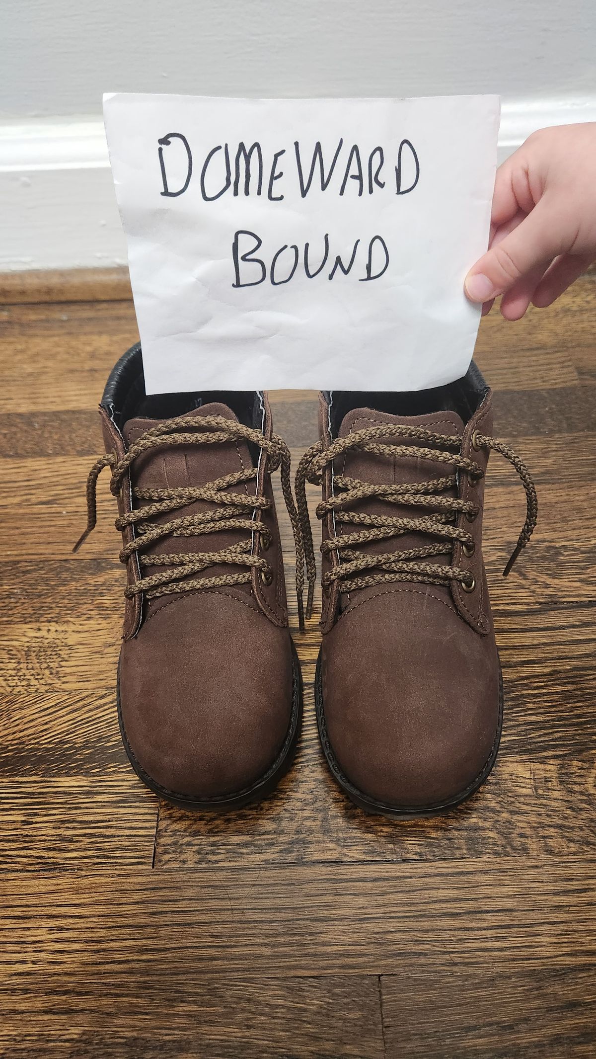 Photo by WeltedOne on October 1, 2023 of the Zimmerman Shoes Levon High Top in Chocolate Nubuck.