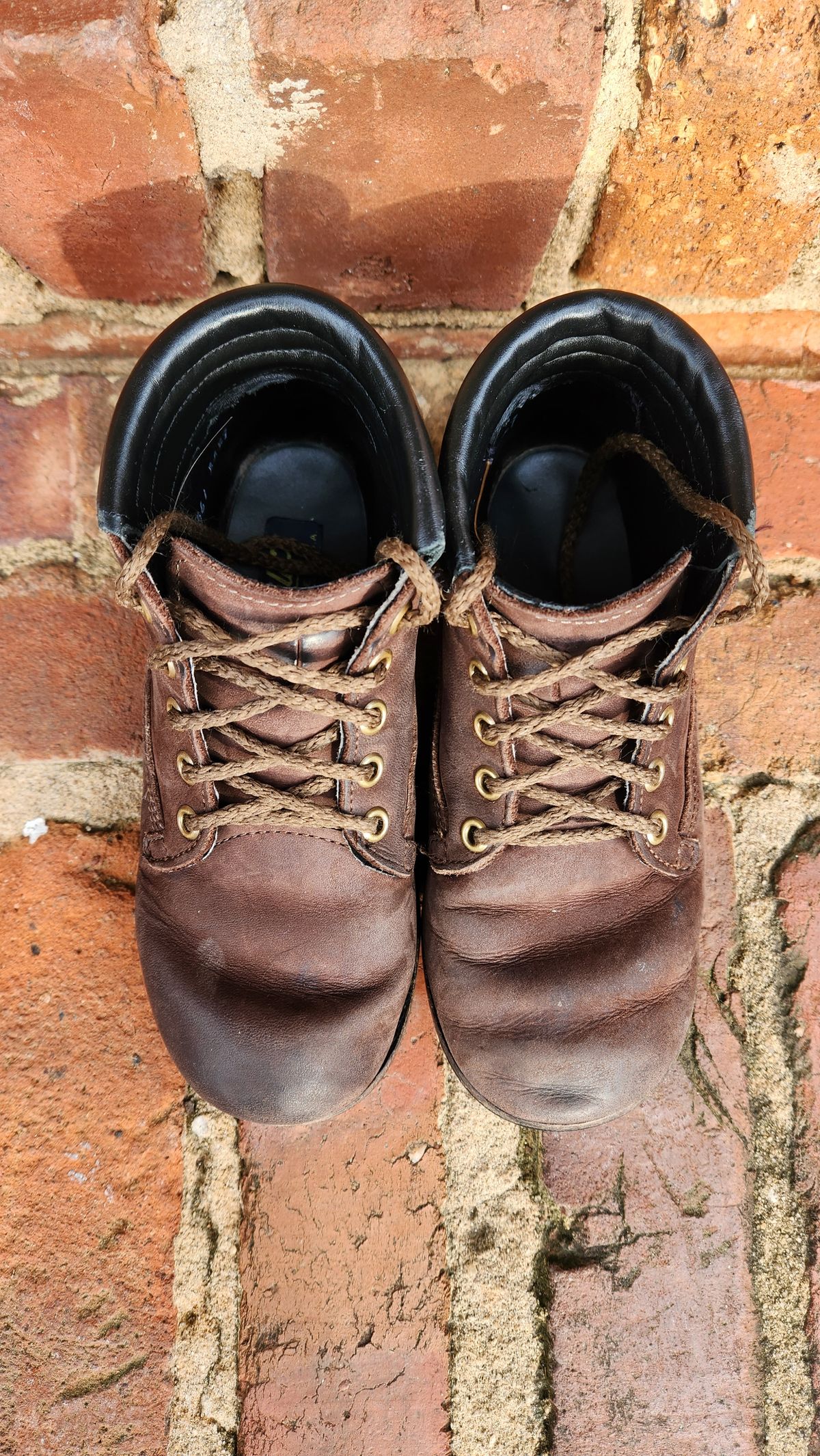 Photo by WeltedOne on February 4, 2024 of the Zimmerman Shoes Levon High Top in Chocolate Nubuck.