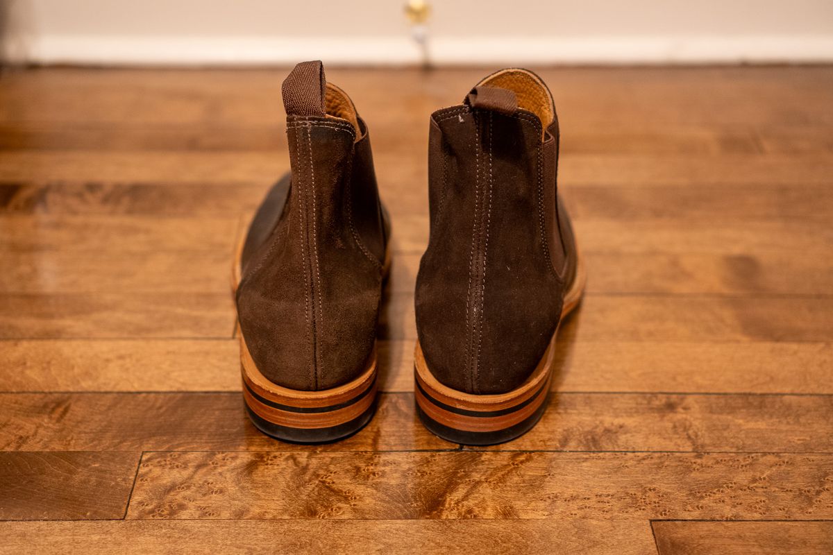 Photo by pesayerm on November 6, 2025 of the Viberg Chelsea in Maryam Split Horsebutt.