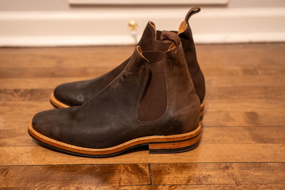 Photo by pesayerm on November 6, 2025 of the Viberg Chelsea in Maryam Split Horsebutt.