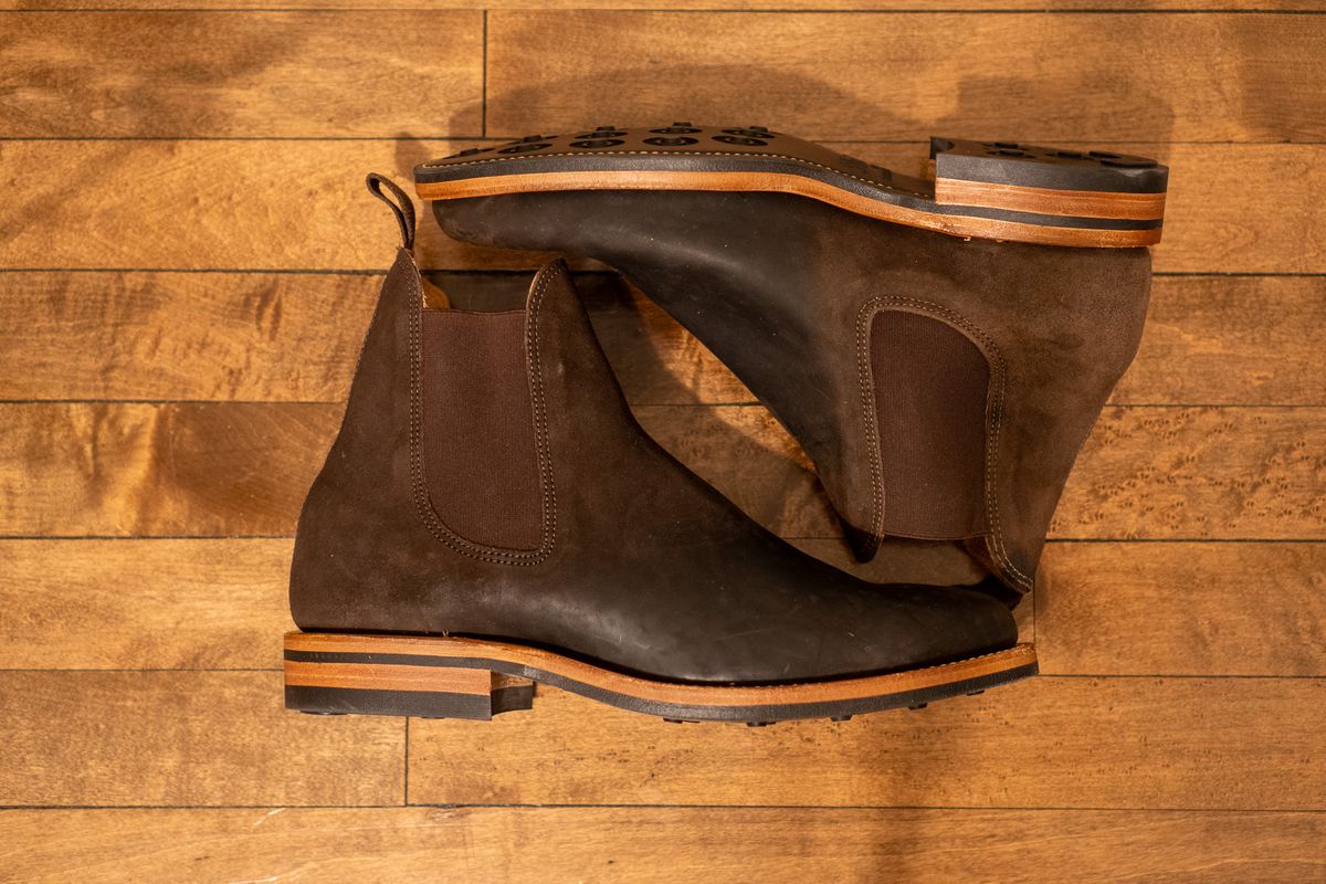 Photo by pesayerm on November 6, 2025 of the Viberg Chelsea in Maryam Split Horsebutt.