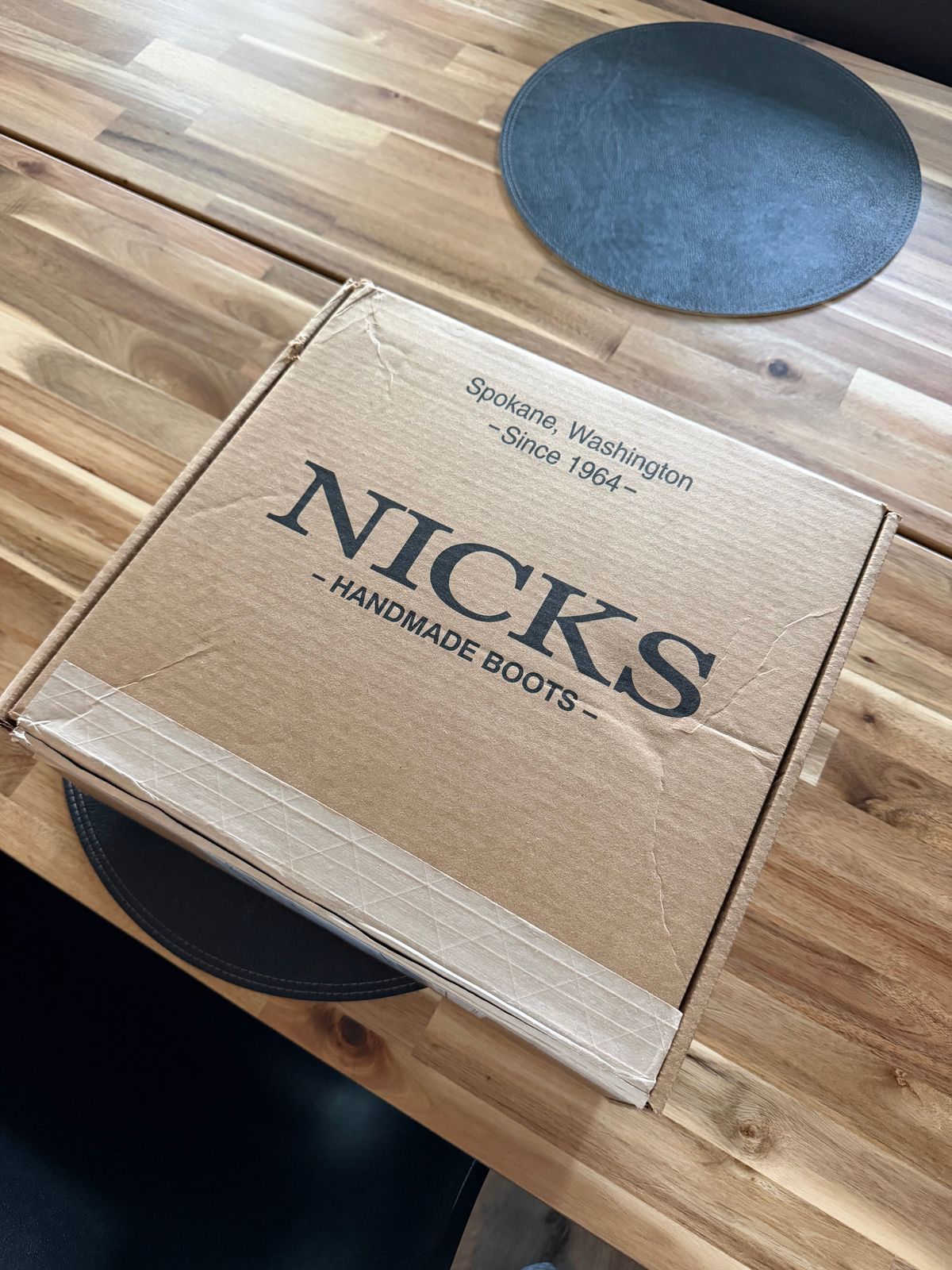 Photo by killerbootsman on May 28, 2026 of the Nicks Pullman in Horween Italian Brown Cypress.