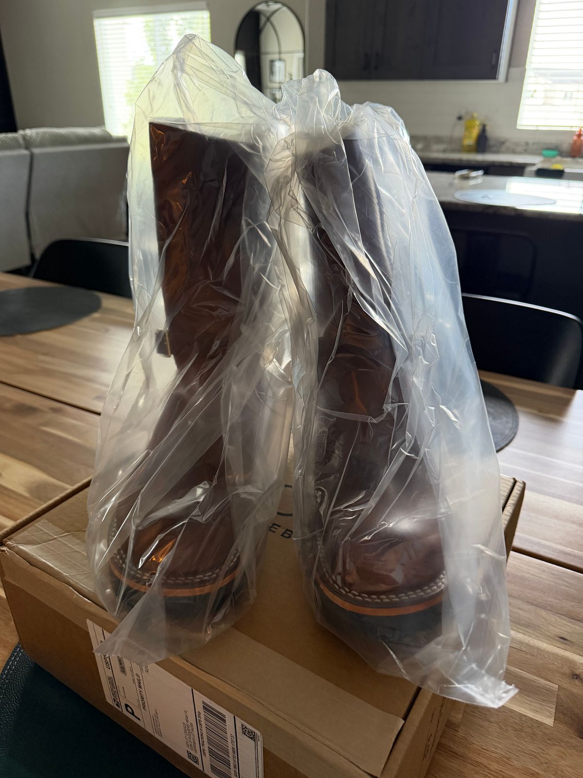 Photo by killerbootsman on May 28, 2026 of the Nicks Pullman in Horween Italian Brown Cypress.