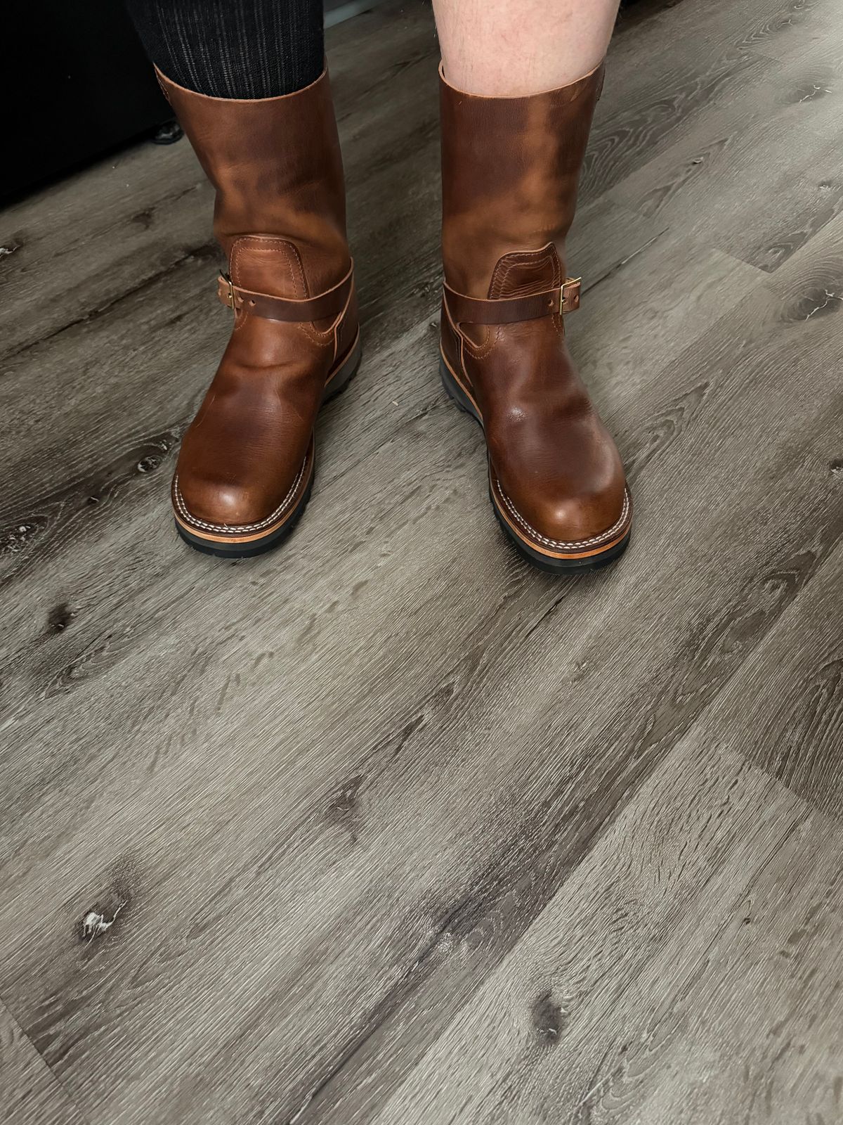Photo by killerbootsman on May 28, 2026 of the Nicks Pullman in Horween Italian Brown Cypress.