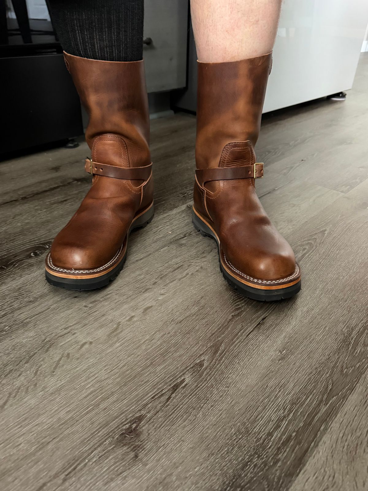 Photo by killerbootsman on May 28, 2026 of the Nicks Pullman in Horween Italian Brown Cypress.