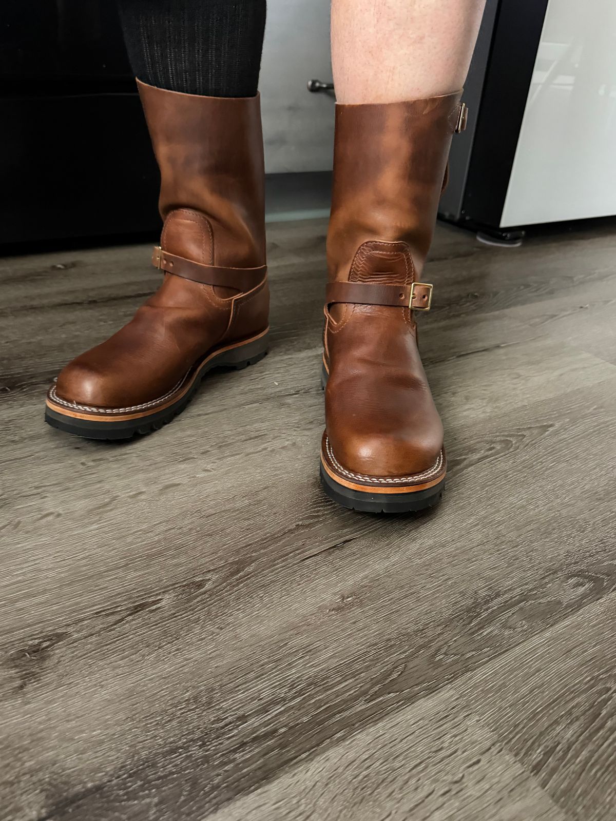 Photo by killerbootsman on May 28, 2026 of the Nicks Pullman in Horween Italian Brown Cypress.