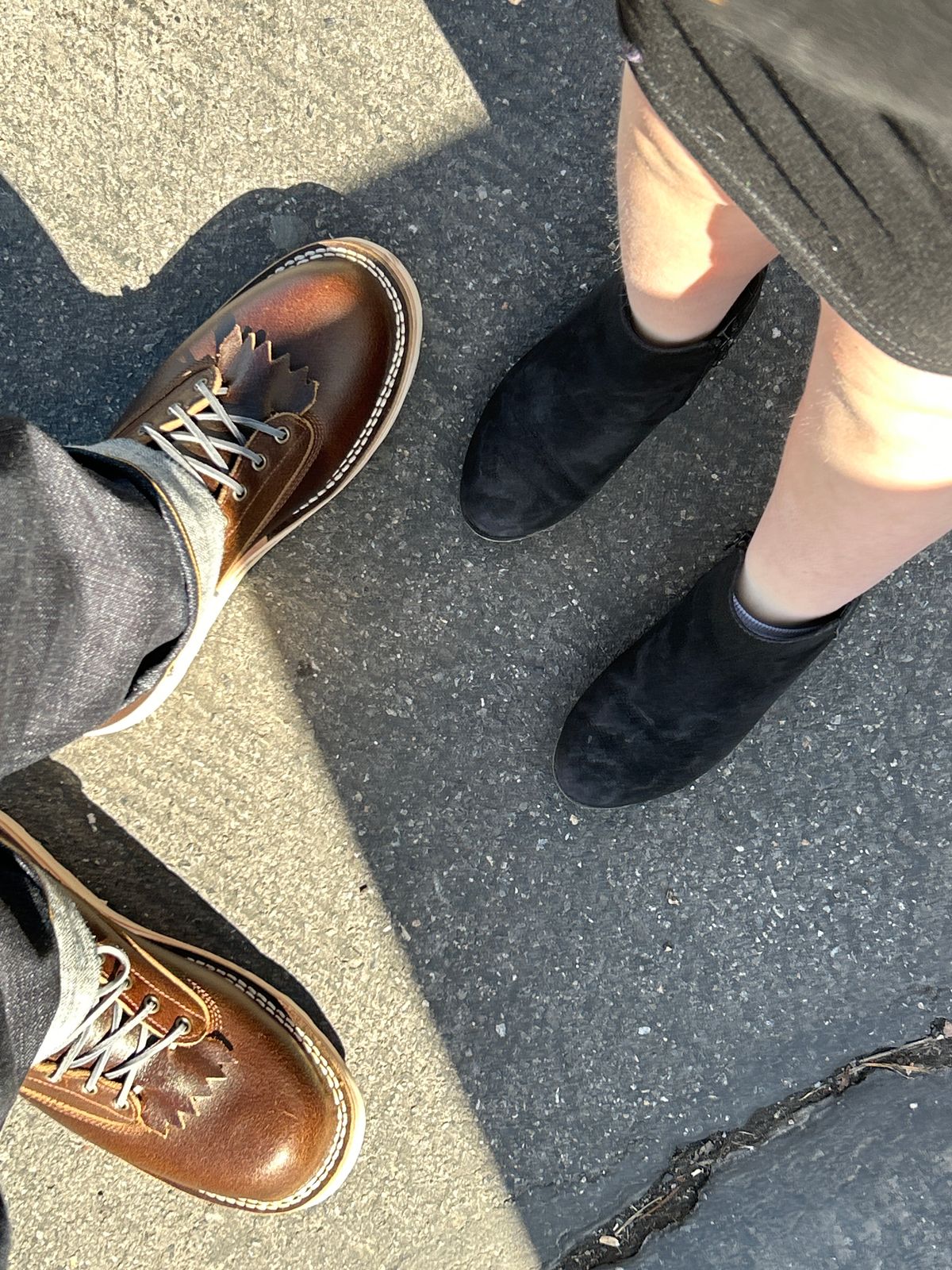 Photo by killerbootsman on March 9, 2024 of the Frank's Boots Rainier in Horween Cinnamon Waxed Flesh.