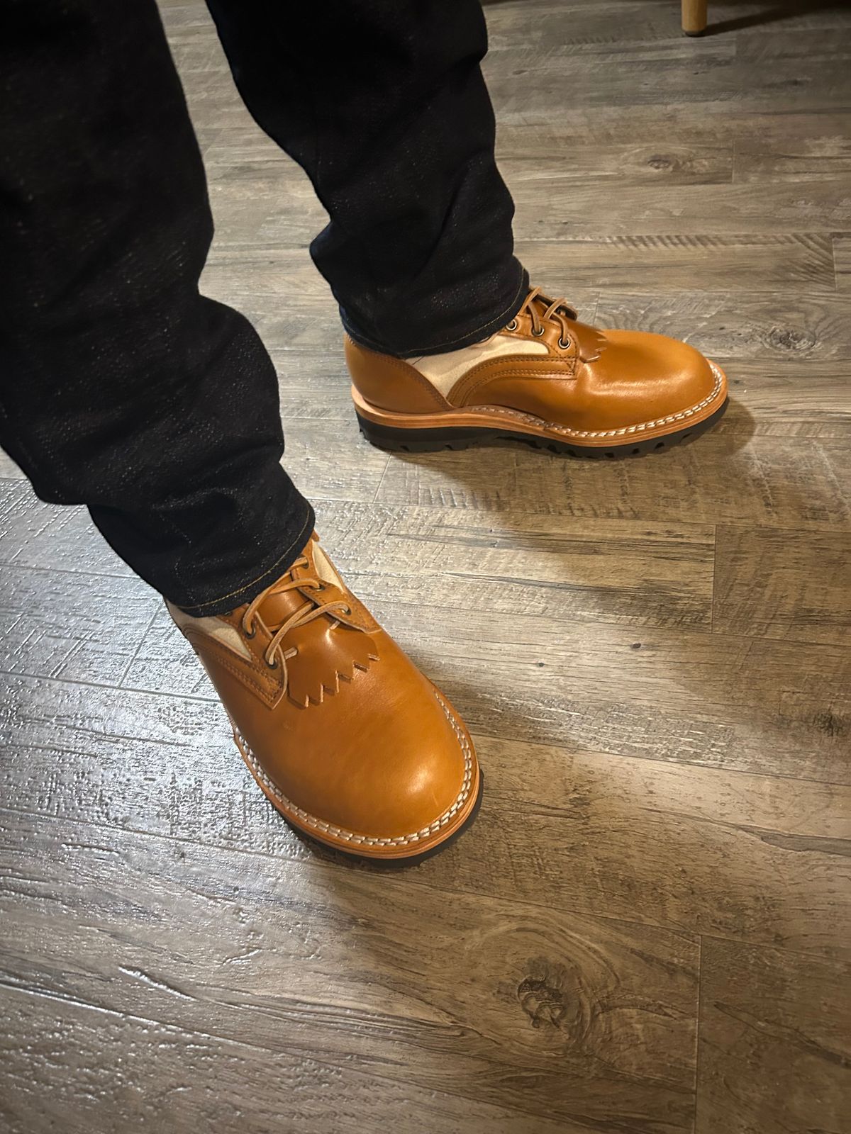 Photo by killerbootsman on September 21, 2025 of the Frank's Boots Ryker AT in Maryam Toscanello Horsebutt & Natural.