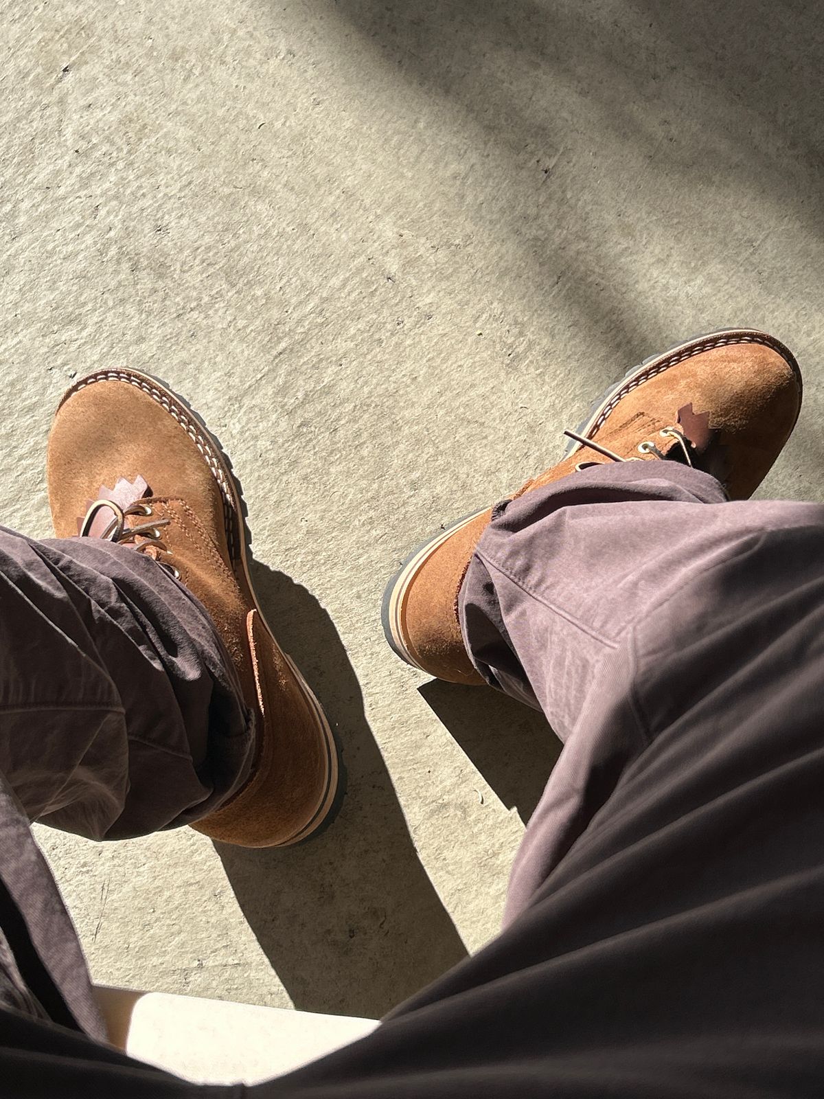 Photo by killerbootsman on November 12, 2023 of the Nicks BuilderPro in Seidel 1964 Brown Roughout.