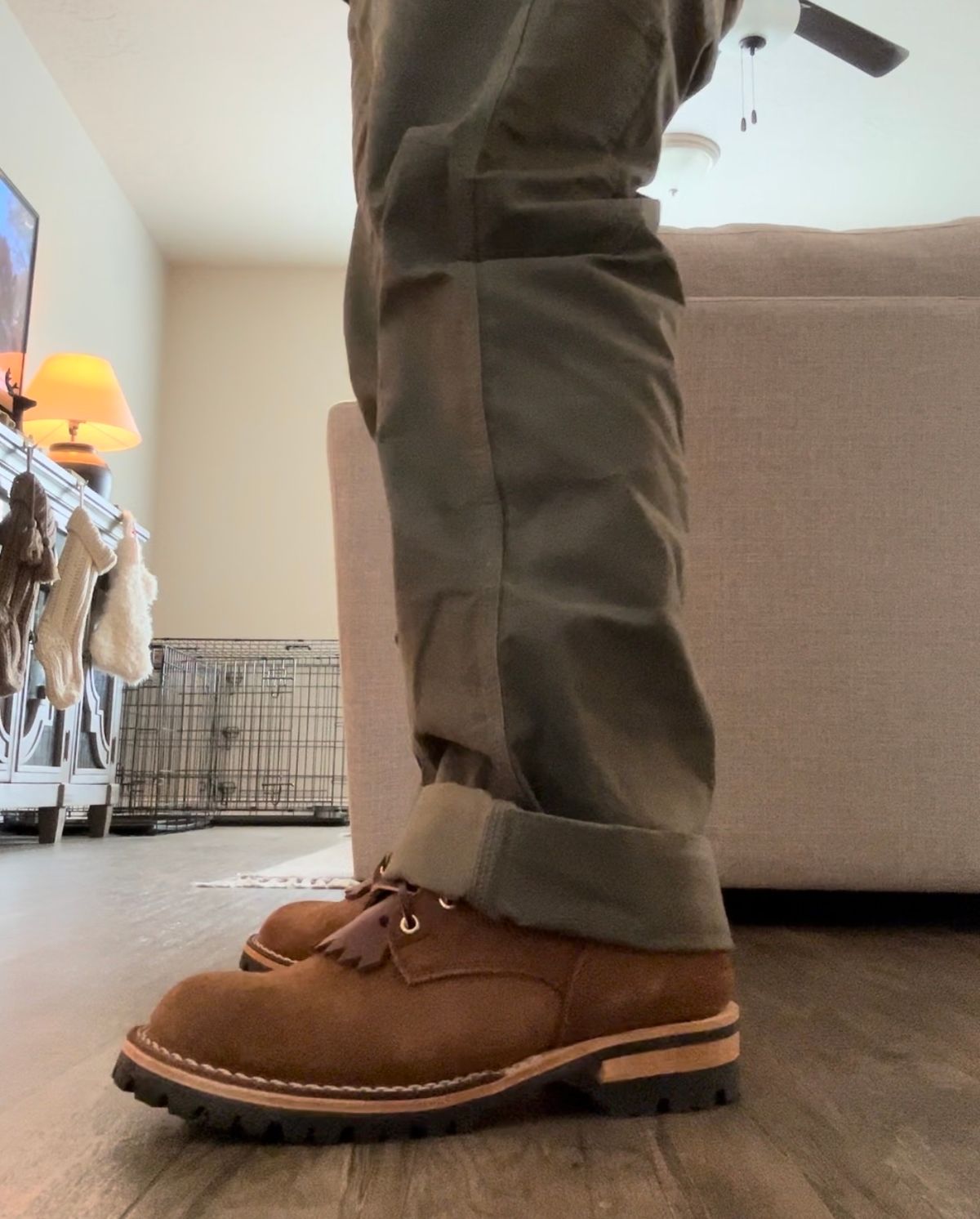Photo by killerbootsman on November 23, 2023 of the Nicks BuilderPro in Seidel 1964 Brown Roughout.