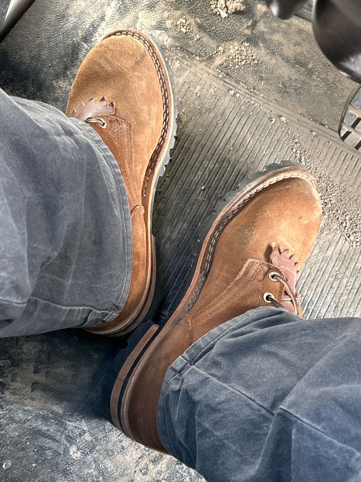 Photo by killerbootsman on December 19, 2023 of the Nicks BuilderPro in Seidel 1964 Brown Roughout.