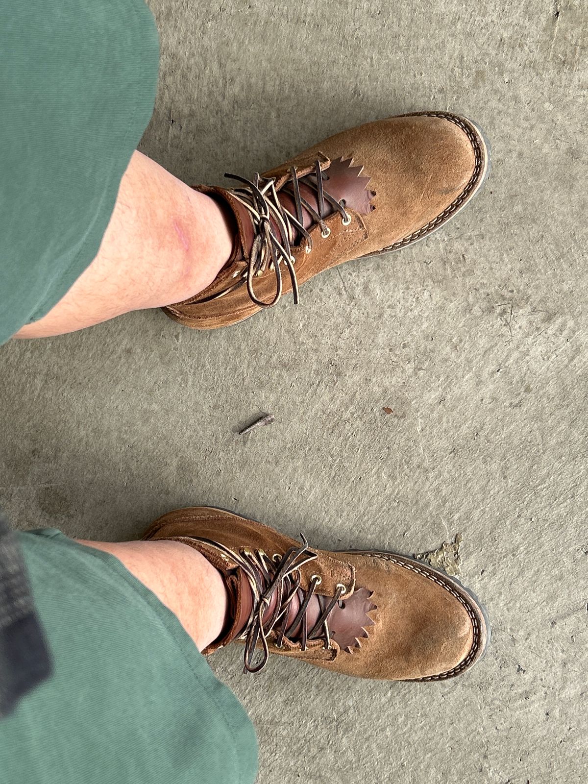 Photo by killerbootsman on December 23, 2023 of the Nicks BuilderPro in Seidel 1964 Brown Roughout.