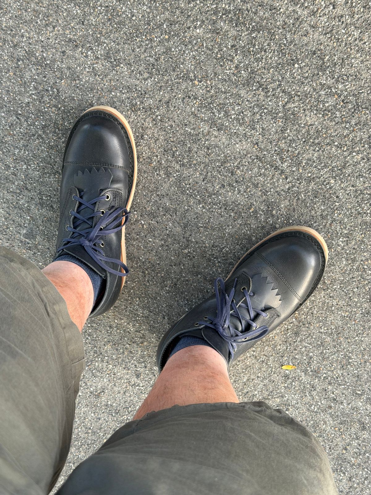 Photo by killerbootsman on June 7, 2026 of the Frank's Boots Rainier in Badalassi Carlo Navy Pueblo.