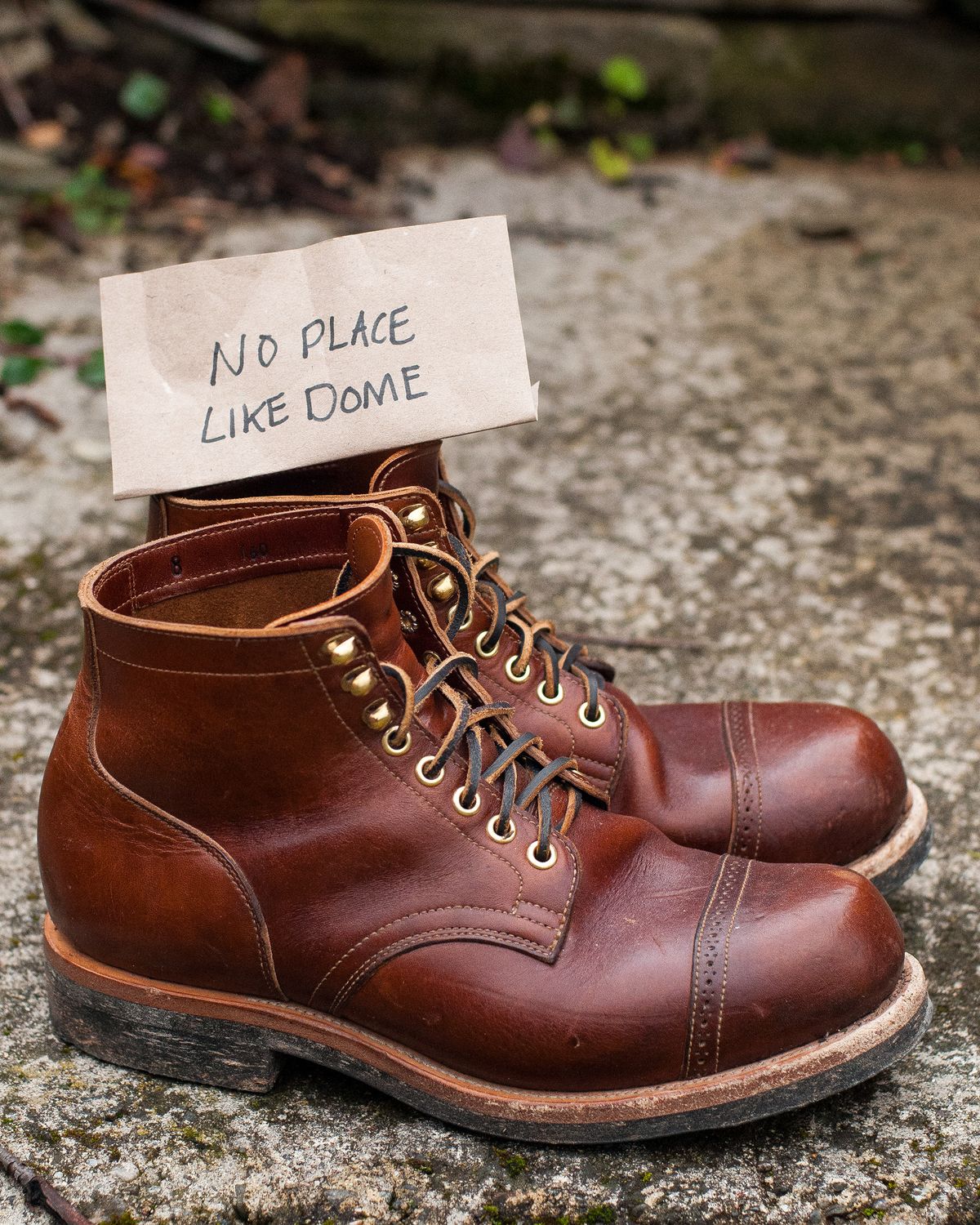 Photo by ostmo on November 4, 2022 of the Viberg Service Boot BCT in Shinki Cognac Oiled Horsebutt.