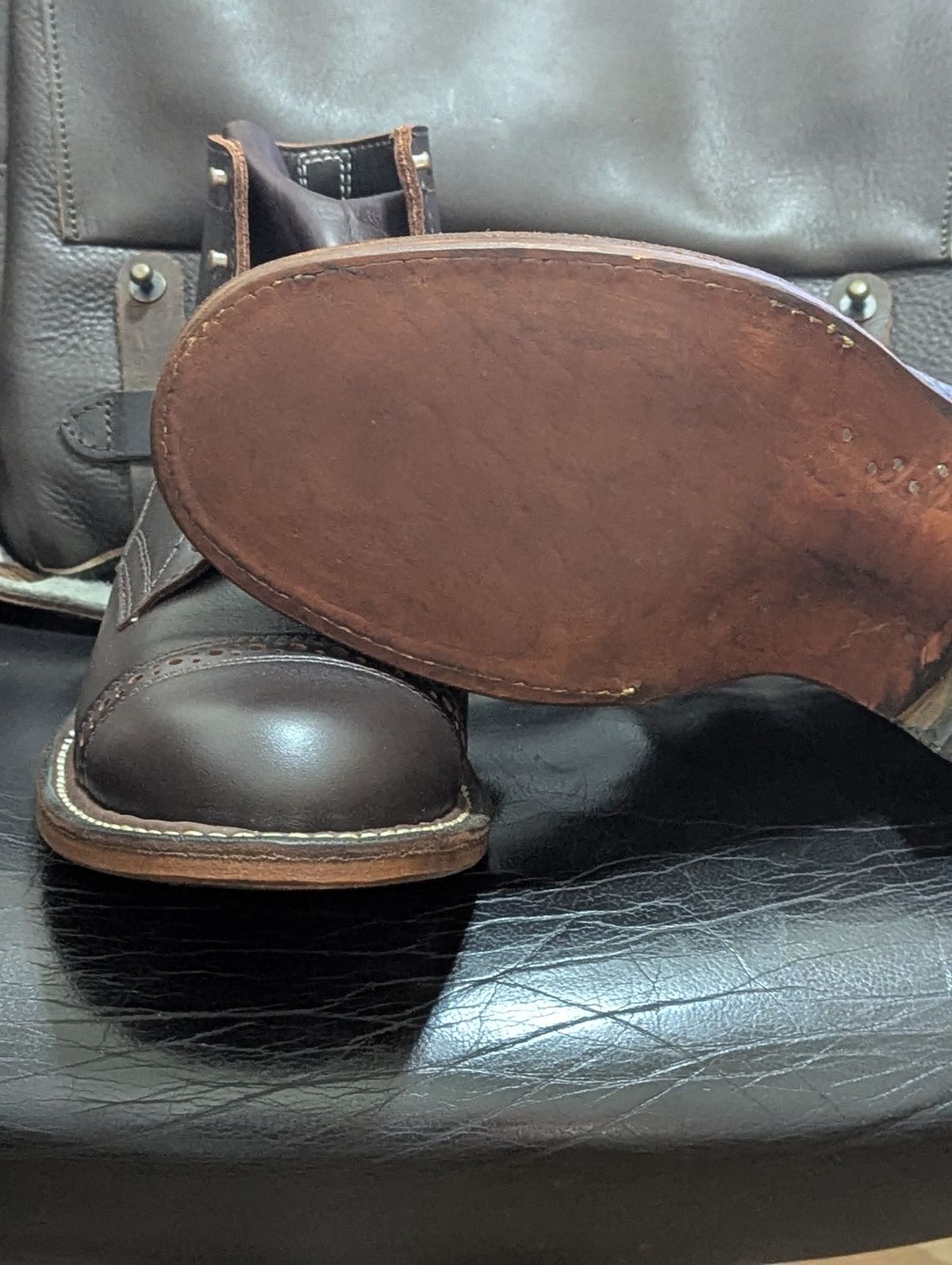 Photo by dwbrunton on March 1, 2026 of the White's Semi-Dress in Seidel Brown Dress.