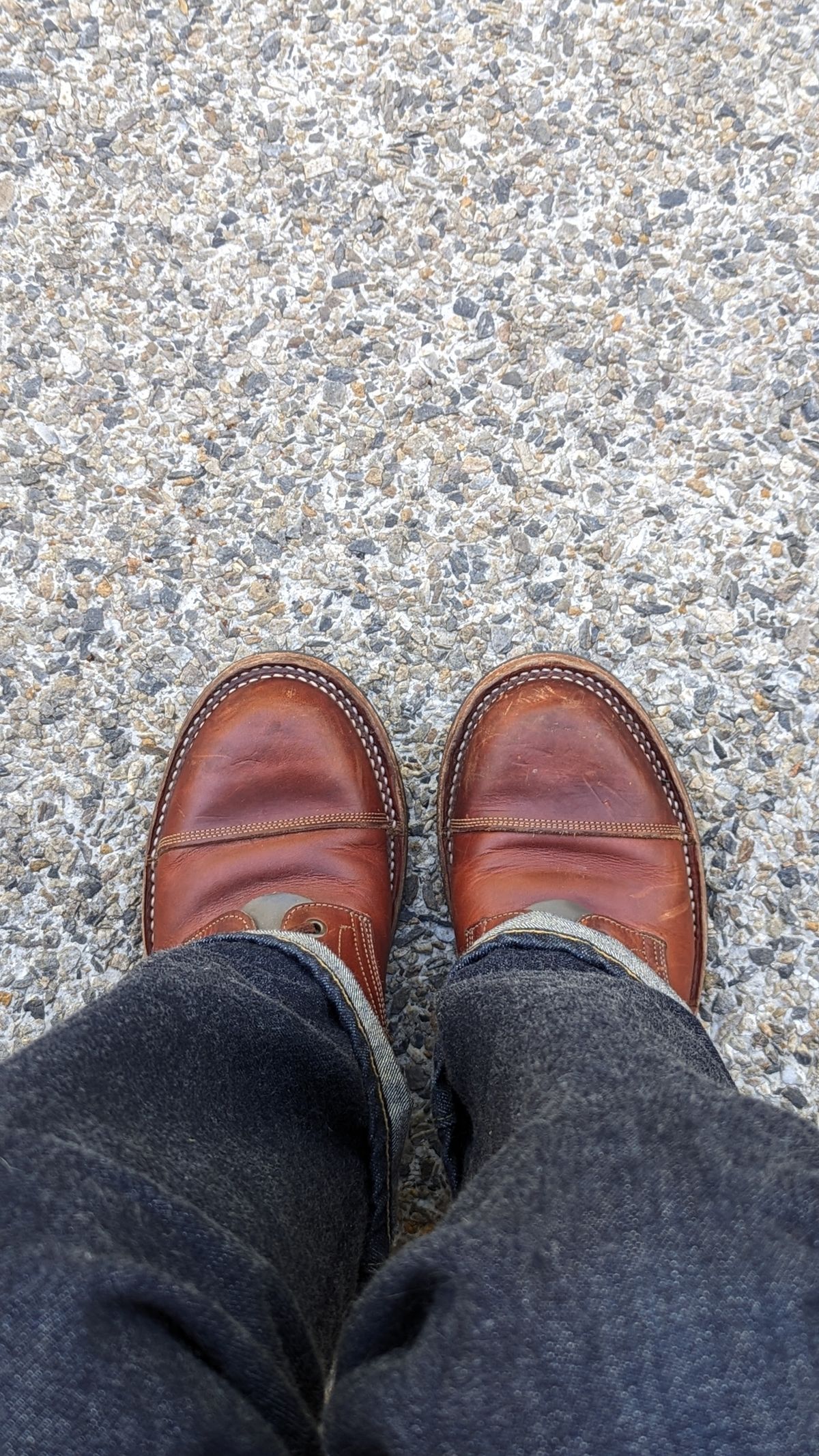 Photo by dwbrunton on March 13, 2024 of the Bordon Tukano Boots in Wickett & Craig Tan Oiled Latigo.