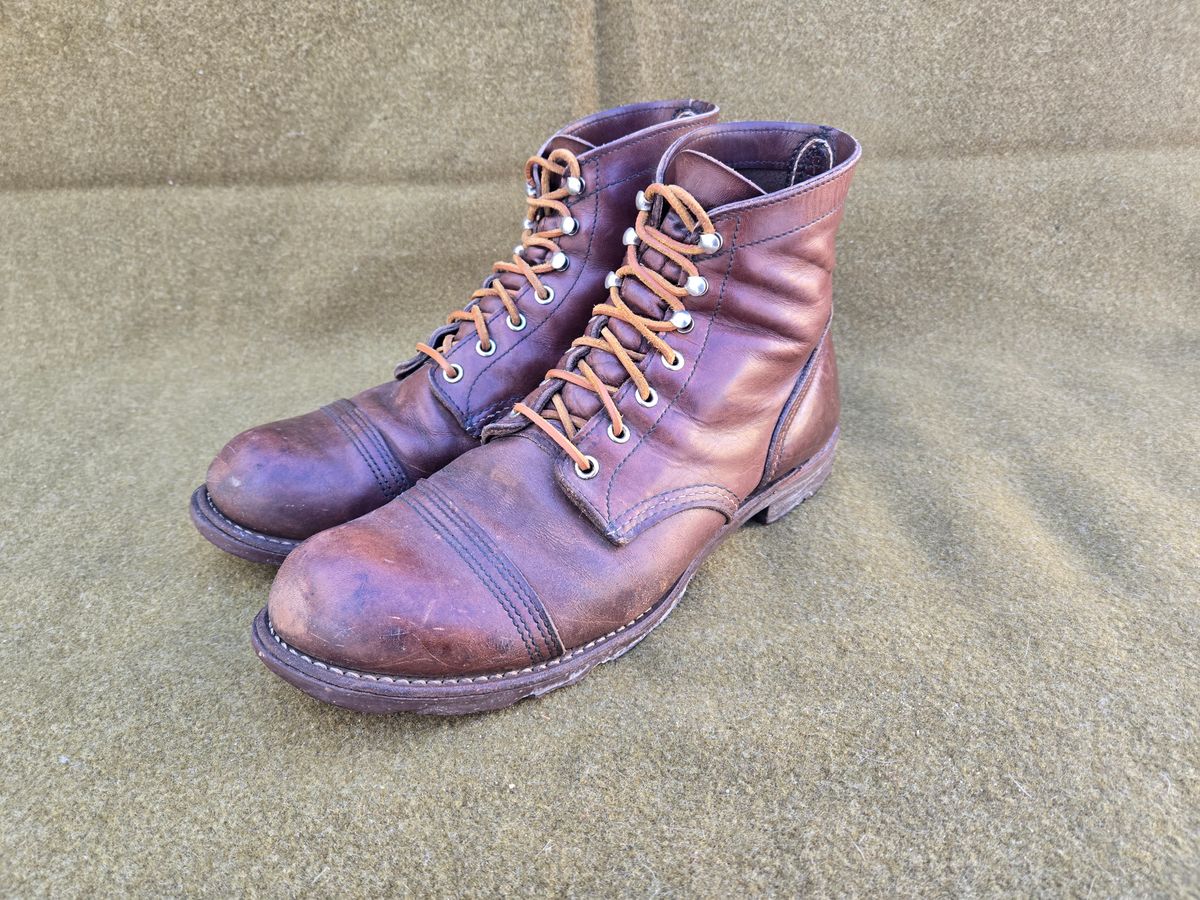 Photo by tdoellman on February 17, 2025 of the Red Wing Iron Ranger in S.B. Foot Amber Harness.