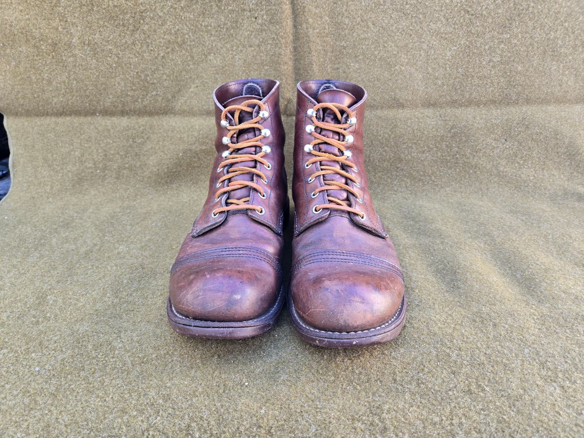 Photo by tdoellman on February 17, 2025 of the Red Wing Iron Ranger in S.B. Foot Amber Harness.