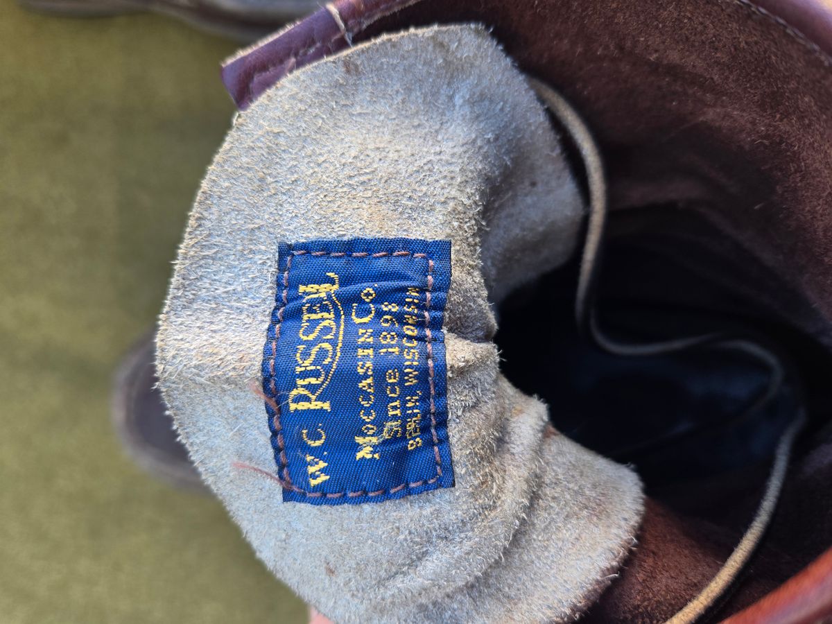 Photo by tdoellman on February 17, 2025 of the Russell Moccasin Co. Unknown Model in Unknown Leather.