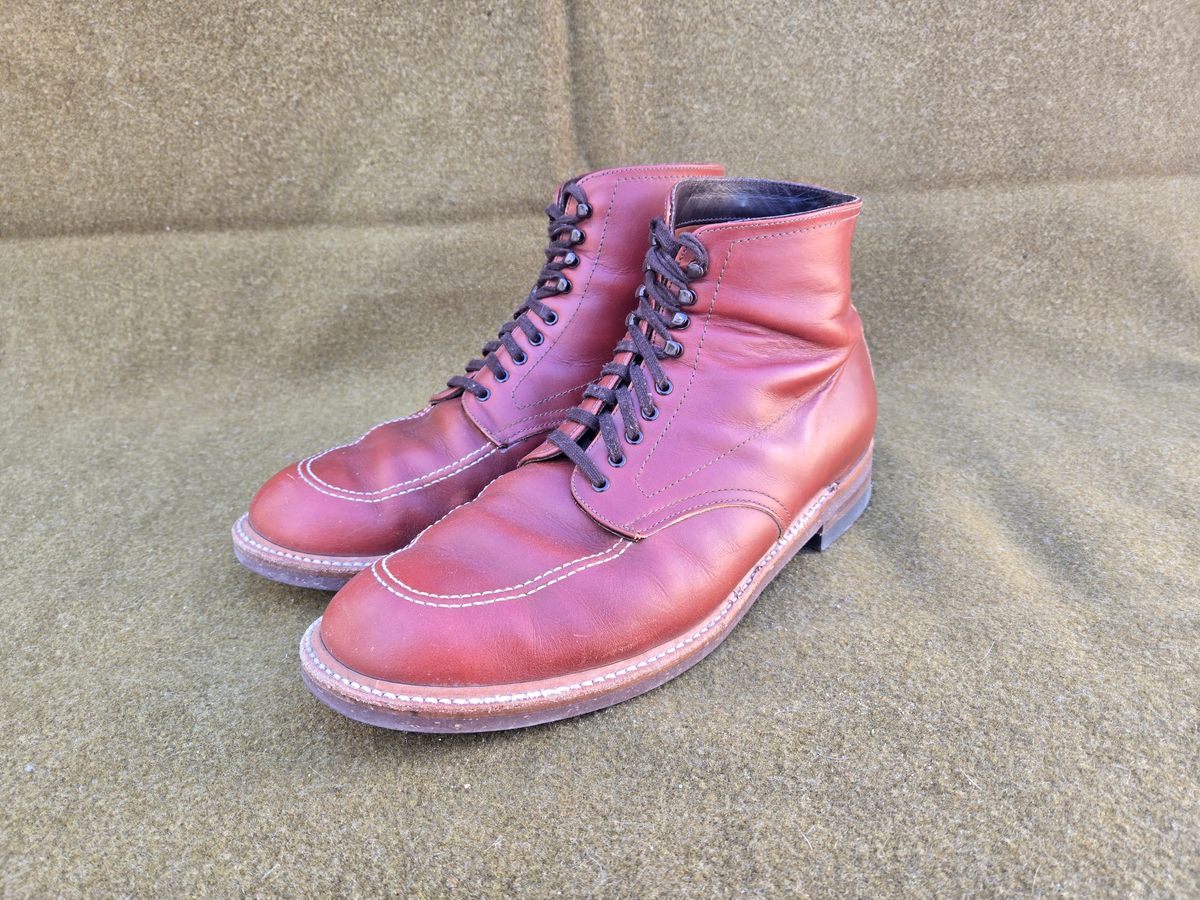 Photo by tdoellman on February 17, 2025 of the Alden Indy Boot in Brown Calfskin.