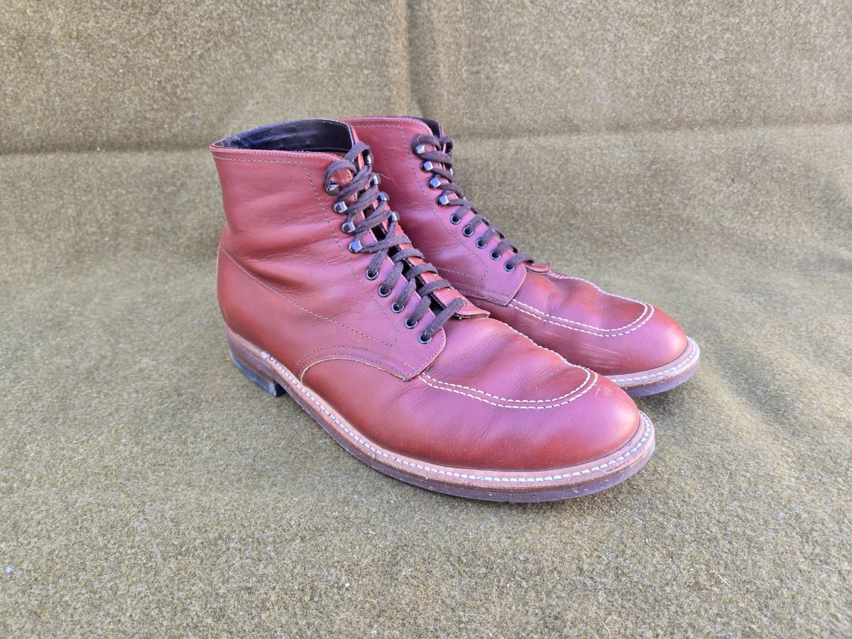 Photo by tdoellman on February 17, 2025 of the Alden Indy Boot in Brown Calfskin.
