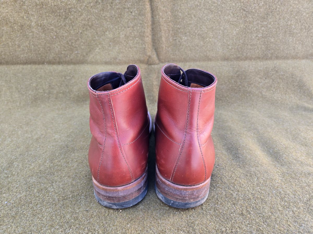 Photo by tdoellman on February 17, 2025 of the Alden Indy Boot in Brown Calfskin.