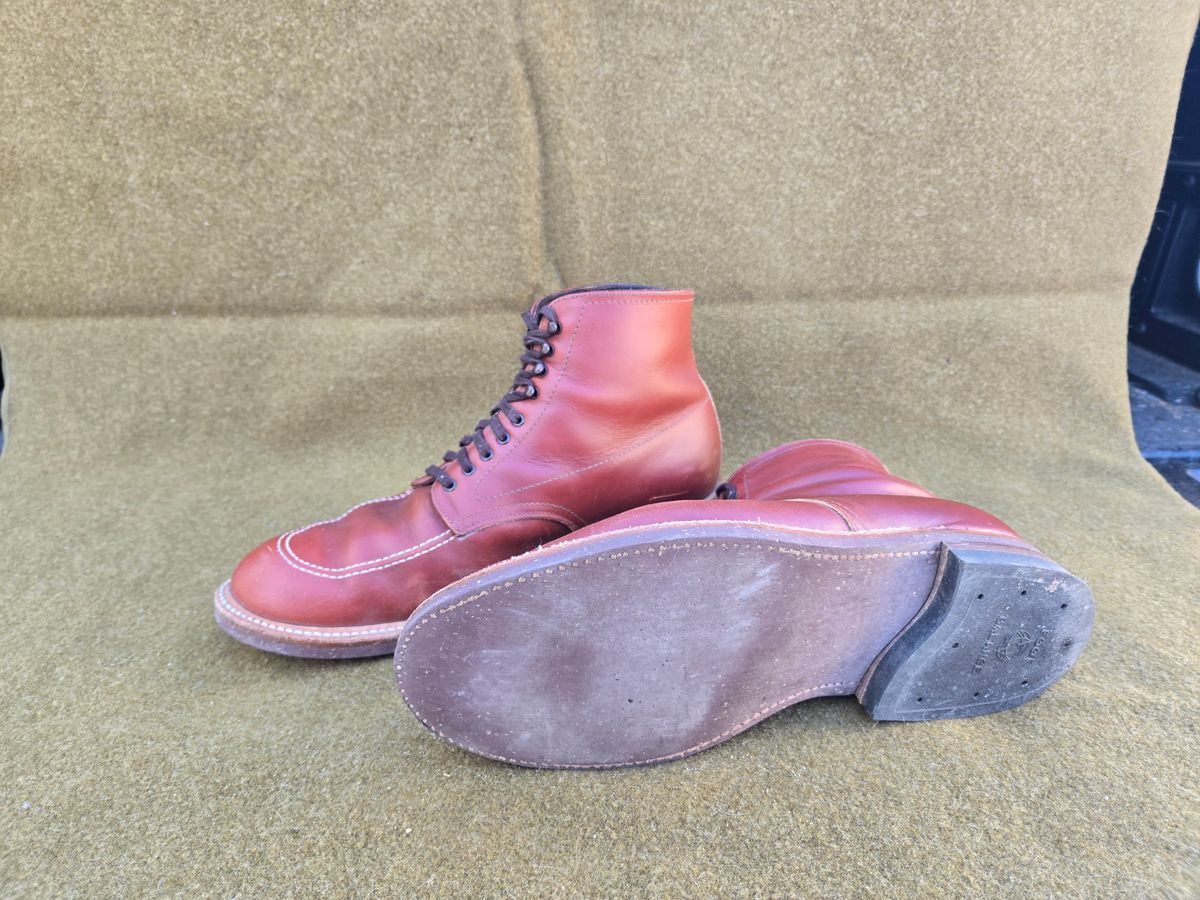 Photo by tdoellman on February 17, 2025 of the Alden Indy Boot in Brown Calfskin.