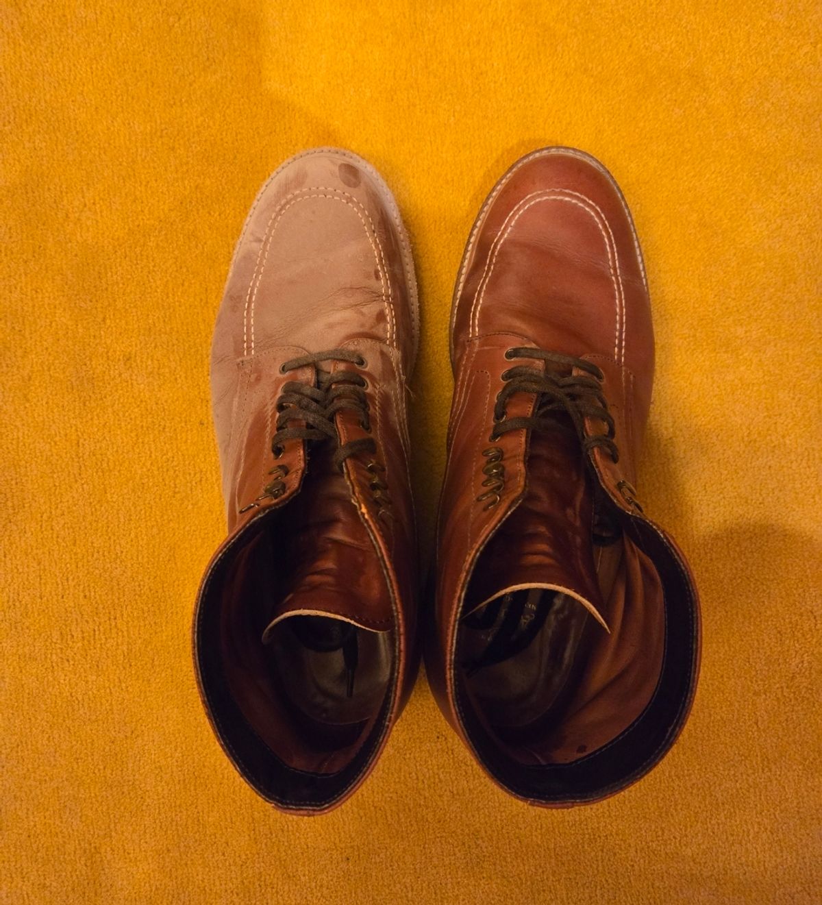 Photo by tdoellman on February 17, 2025 of the Alden Indy Boot in Brown Calfskin.