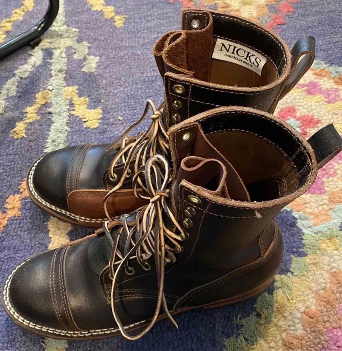 Photo by Francisco on January 23, 2023 of the Nicks Unlisted Model in Horween Brown Waxed Flesh.