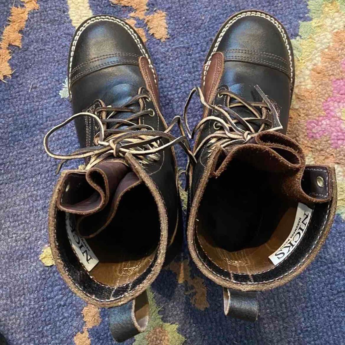 Photo by Francisco on January 23, 2023 of the Nicks Unlisted Model in Horween Brown Waxed Flesh.