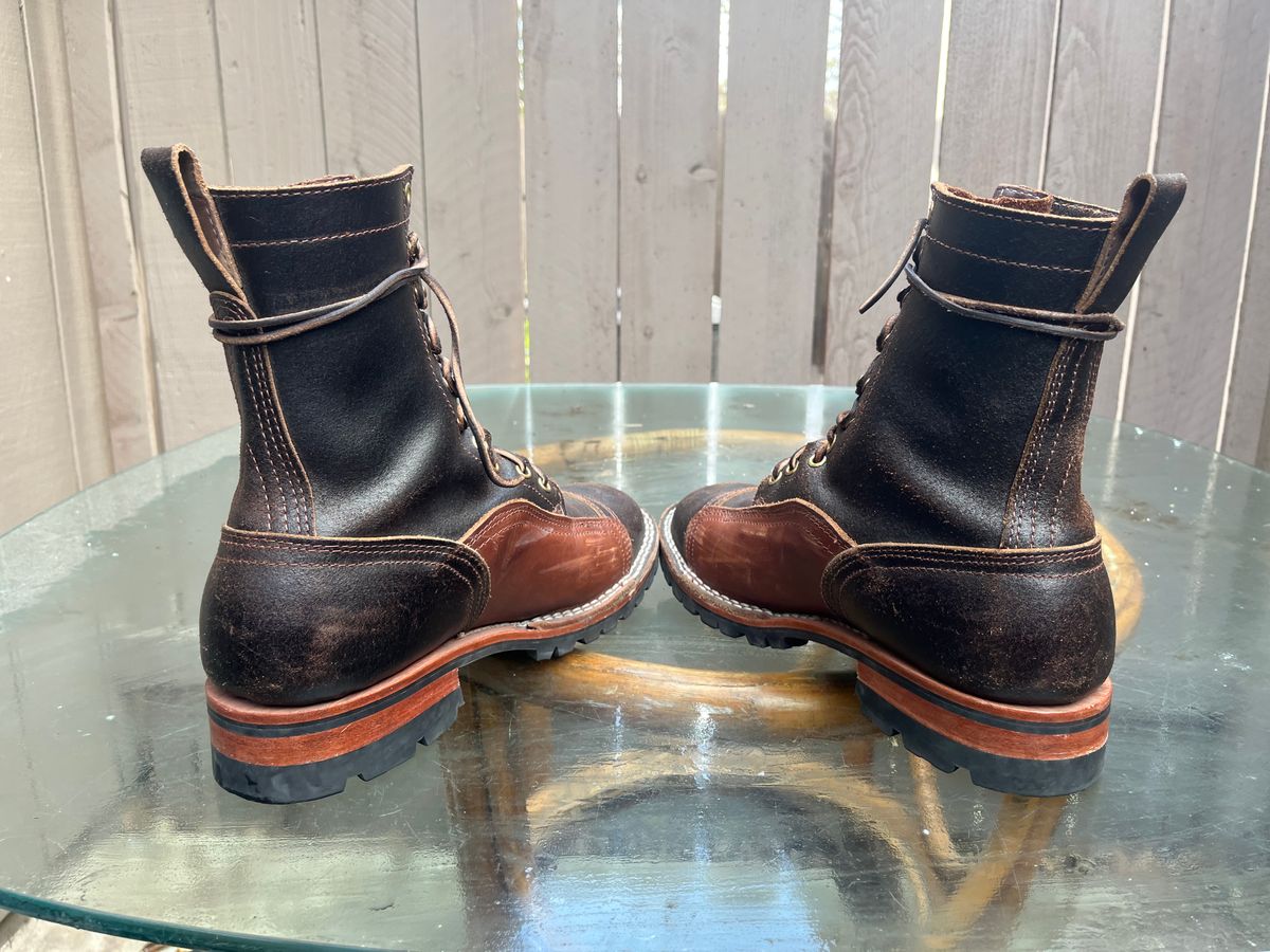 Photo by Francisco on February 23, 2023 of the Nicks Unlisted Model in Horween Brown Waxed Flesh.