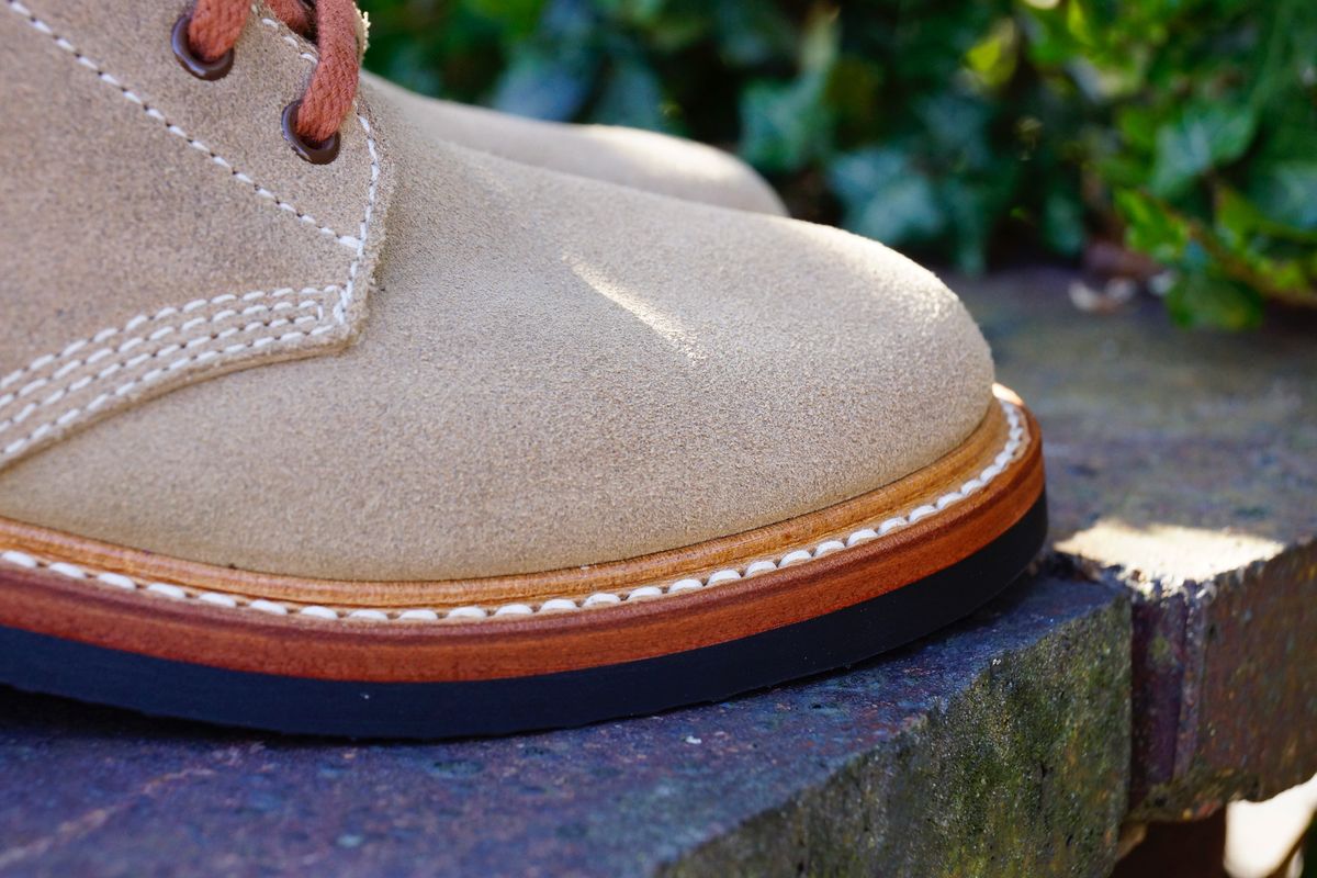 Photo by akh666 on April 5, 2023 of the John Lofgren M-43 Service Shoes in Horween Brown Chromexcel Roughout.