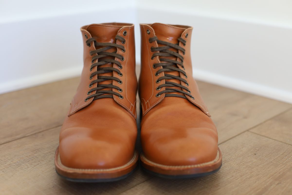 Photo by Hi.Im.Ron on November 3, 2023 of the Viberg Service Boot in Maryam Col. 1060 TPR Horsebutt.