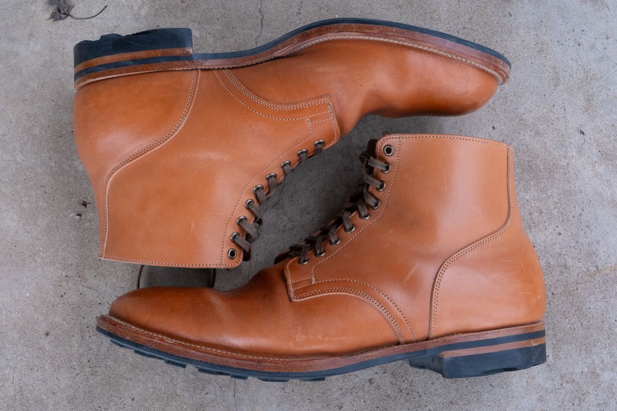 Photo by Hi.Im.Ron on January 1, 2024 of the Viberg Service Boot in Maryam Col. 1060 TPR Horsebutt.
