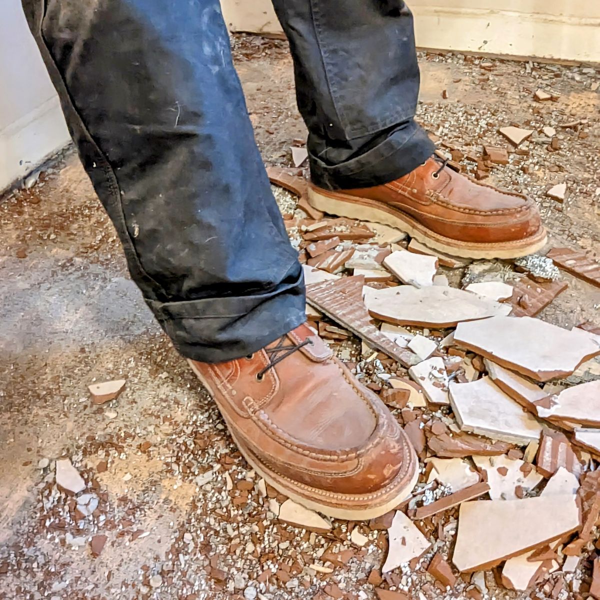 Photo by timelesstough on December 1, 2022 of the Grant Stone Field Boot in Badalassi Carlo Saddle Tan Minerva.