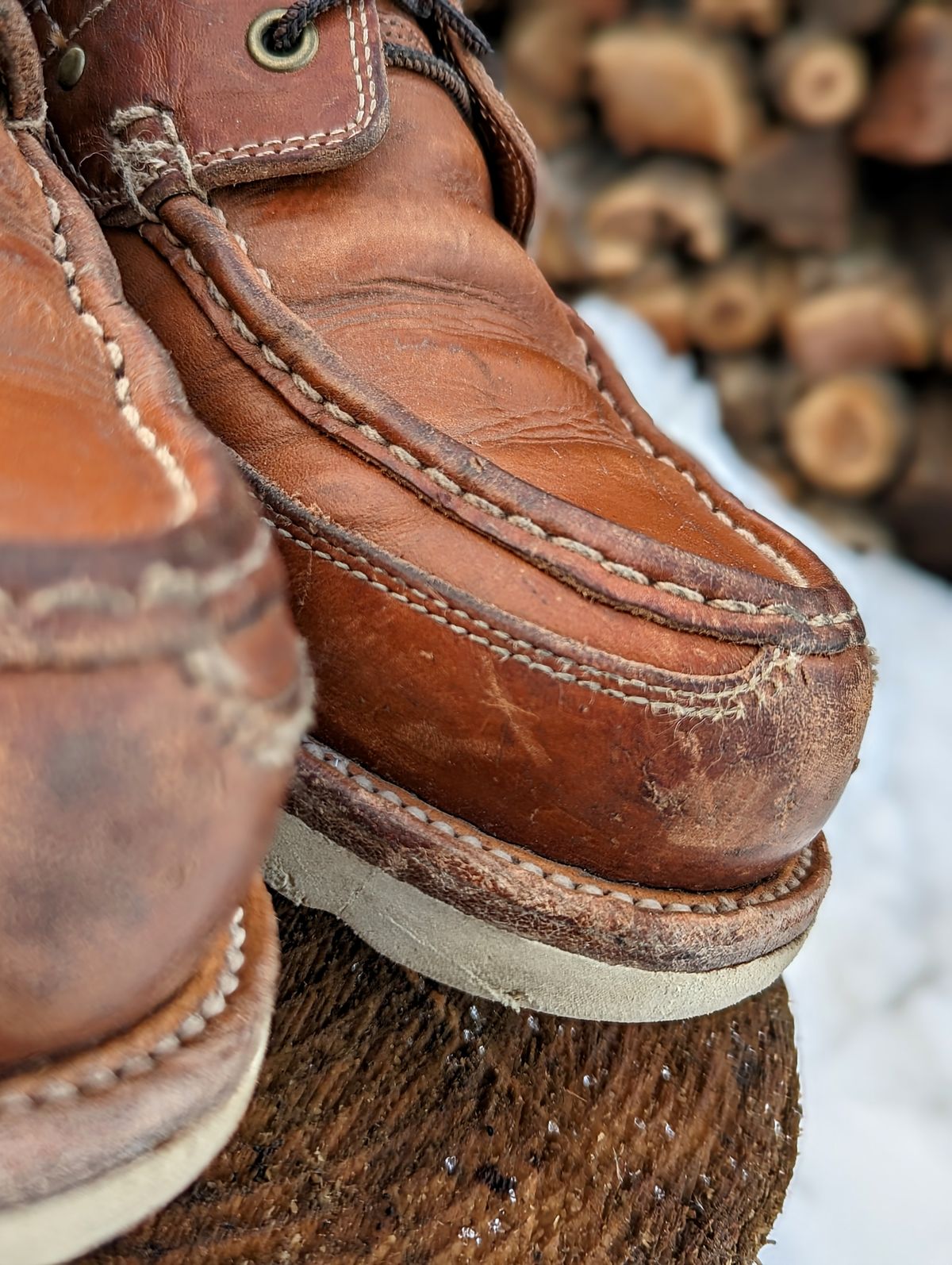 Photo by timelesstough on January 2, 2023 of the Grant Stone Field Boot in Badalassi Carlo Saddle Tan Minerva.