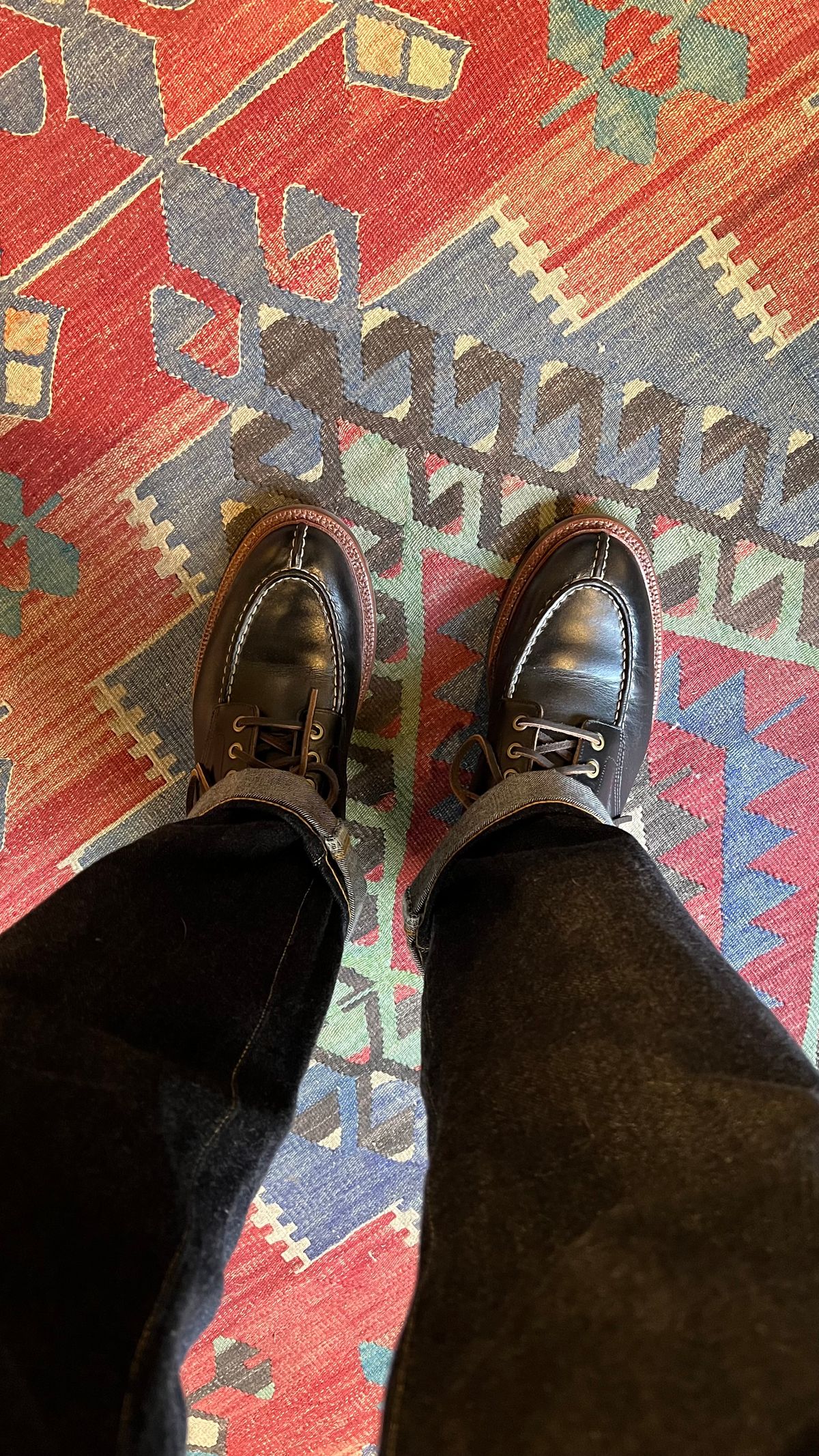Photo by katsudon on March 30, 2026 of the Grant Stone Ottawa Boot in Horween Black Chromexcel.