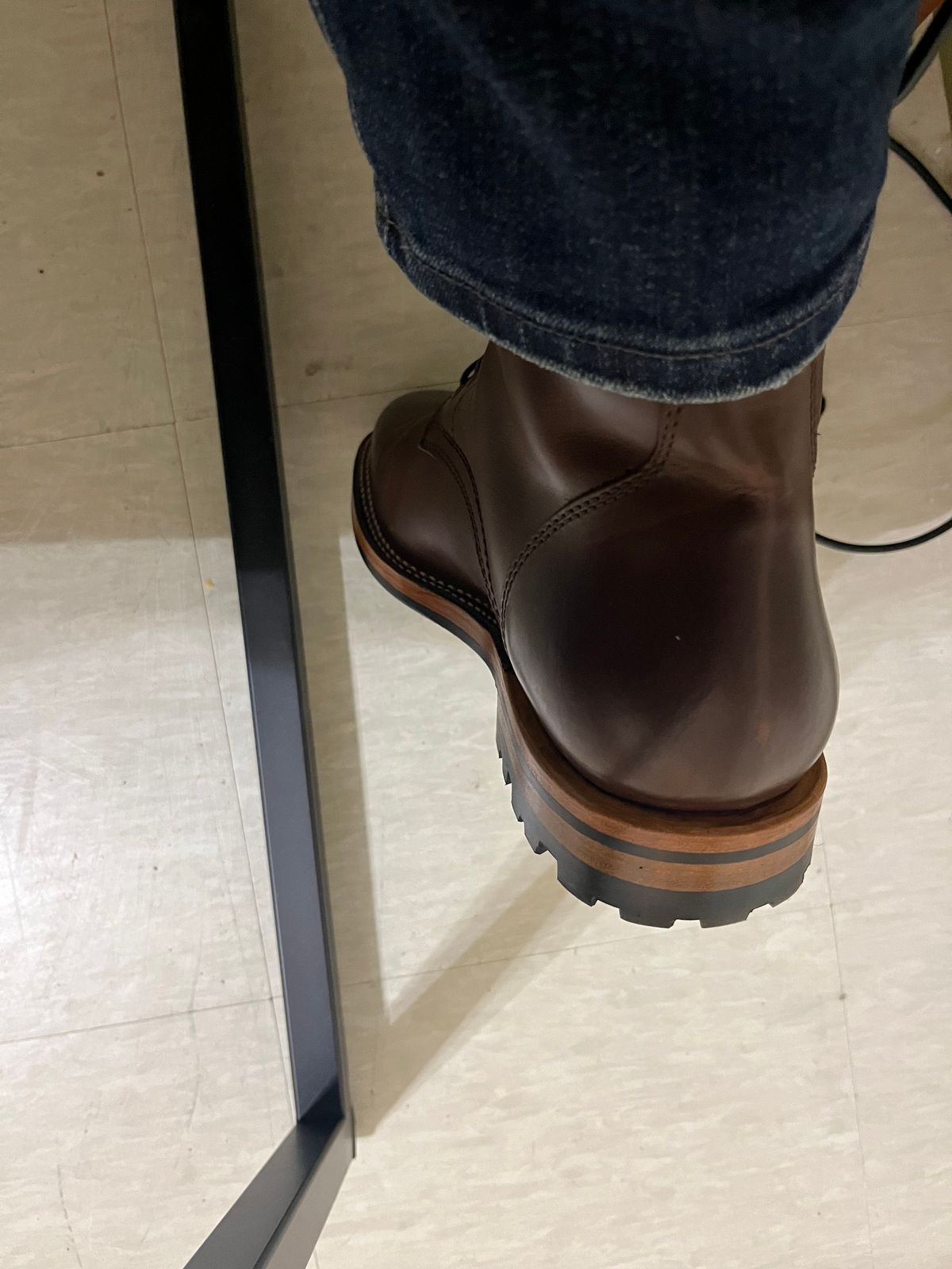 Photo by HeatShield on December 16, 2024 of the Parkhurst The Allen in Chestnut Veg Tan.