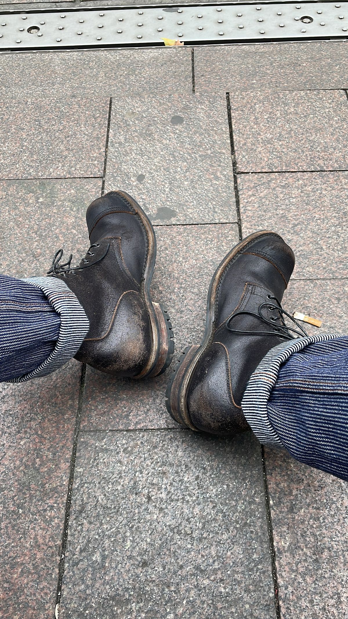 Photo by snakeplissken on October 11, 2025 of the Viberg Service Boot in wax flesh.