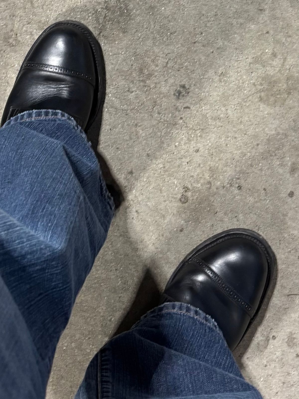 Photo by Opello on April 12, 2026 of the Viberg Service Boot BCT in Horween Black Teacore Chromexcel.