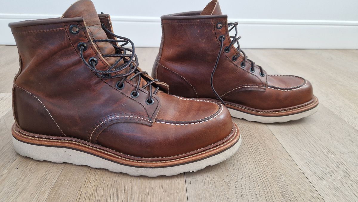 Photo by burford on February 26, 2024 of the Red Wing 1907 in S.B. Foot Copper Rough and Tough.