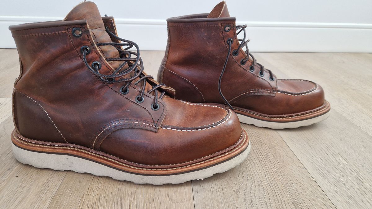 Photo by burford on February 26, 2024 of the Red Wing 1907 in S.B. Foot Copper Rough and Tough.