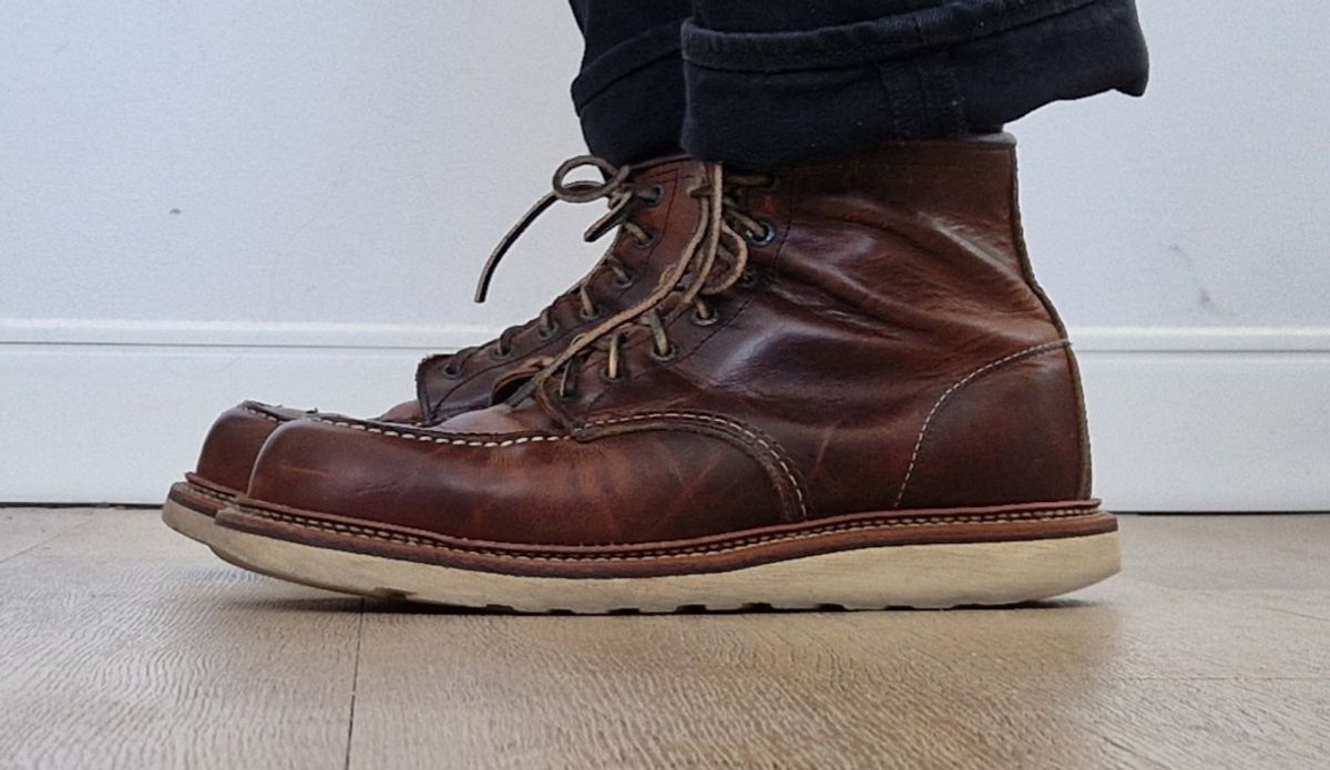 Photo by burford on February 13, 2025 of the Red Wing 1907 in S.B. Foot Copper Rough and Tough.