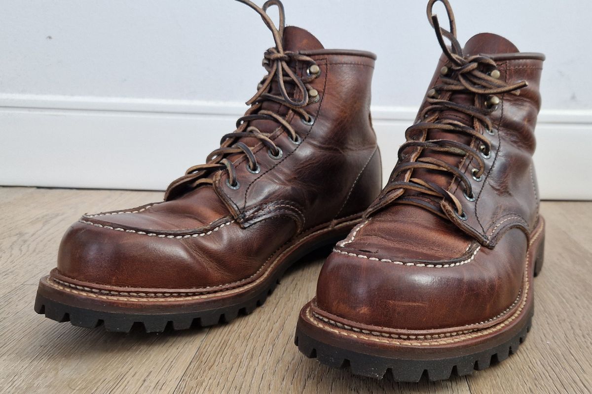 Photo by burford on March 25, 2025 of the Red Wing 1907 in S.B. Foot Copper Rough and Tough.
