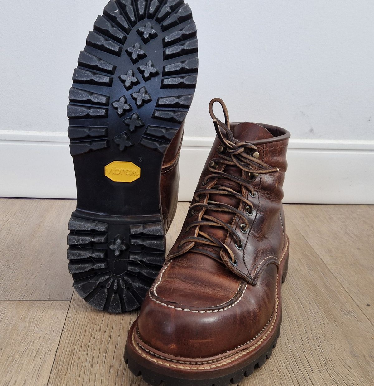 Photo by burford on March 25, 2025 of the Red Wing 1907 in S.B. Foot Copper Rough and Tough.
