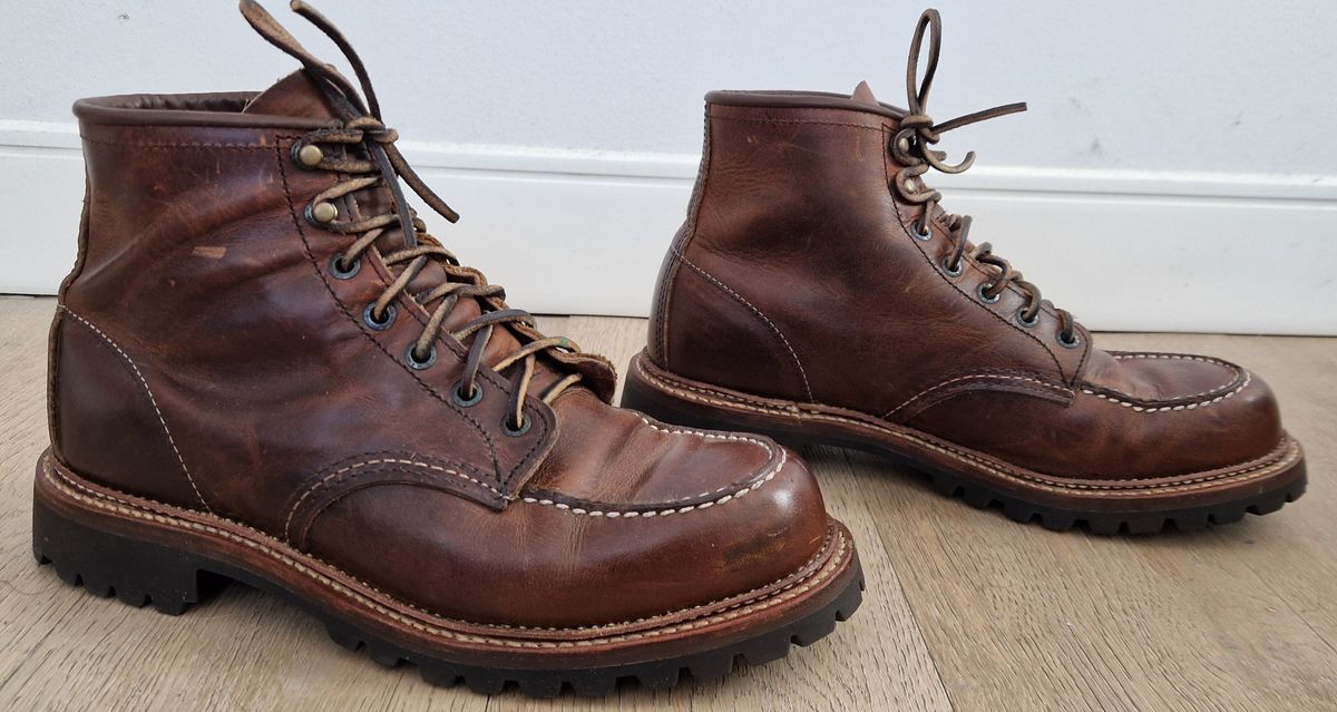 Photo by burford on March 25, 2025 of the Red Wing 1907 in S.B. Foot Copper Rough and Tough.