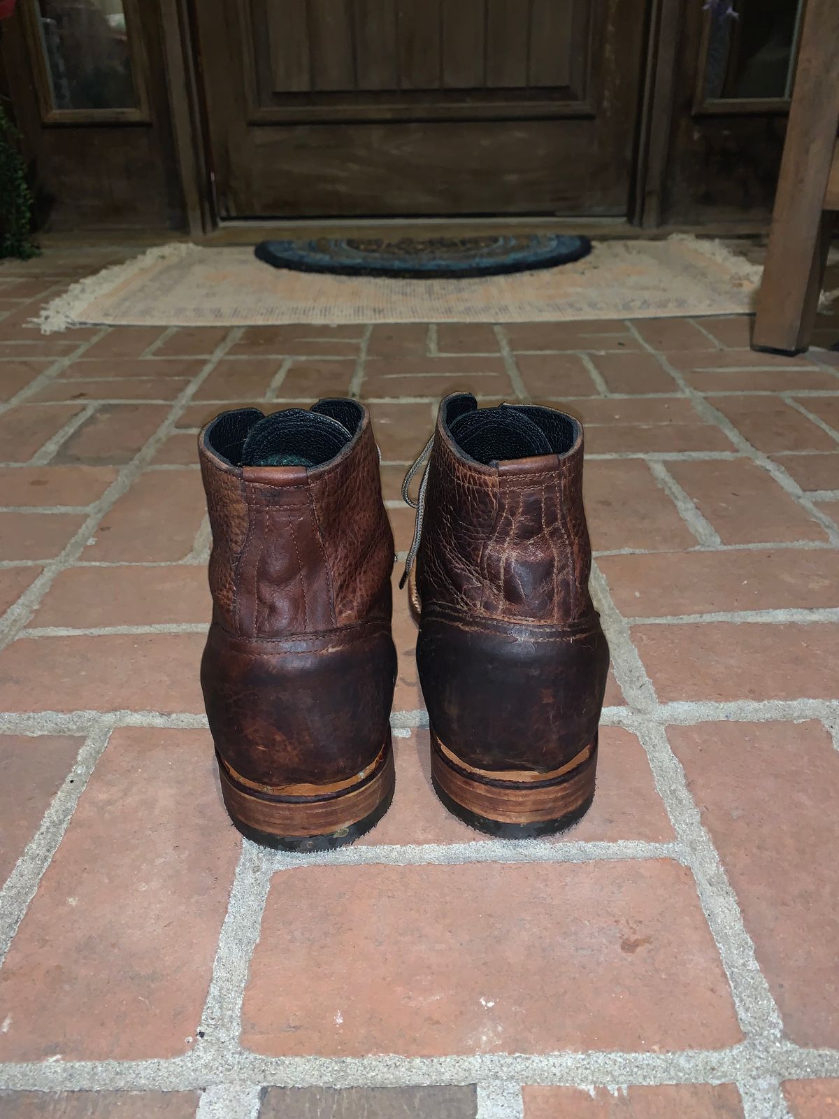Photo by rwbrown72 on October 2, 2025 of the Russell Brown Type 1 Service Boot in Bison.