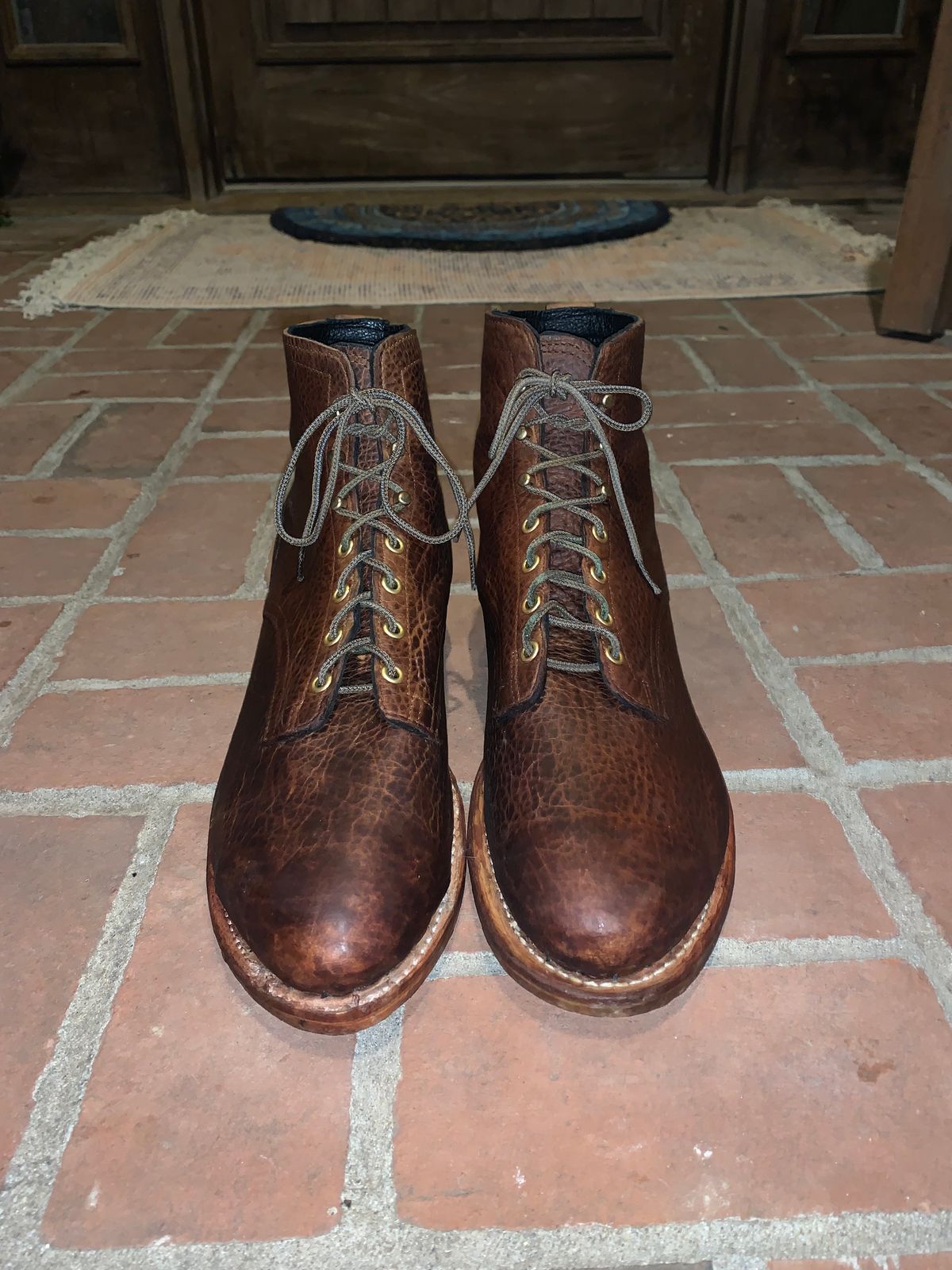 Photo by rwbrown72 on October 2, 2025 of the Russell Brown Type 1 Service Boot in Bison.