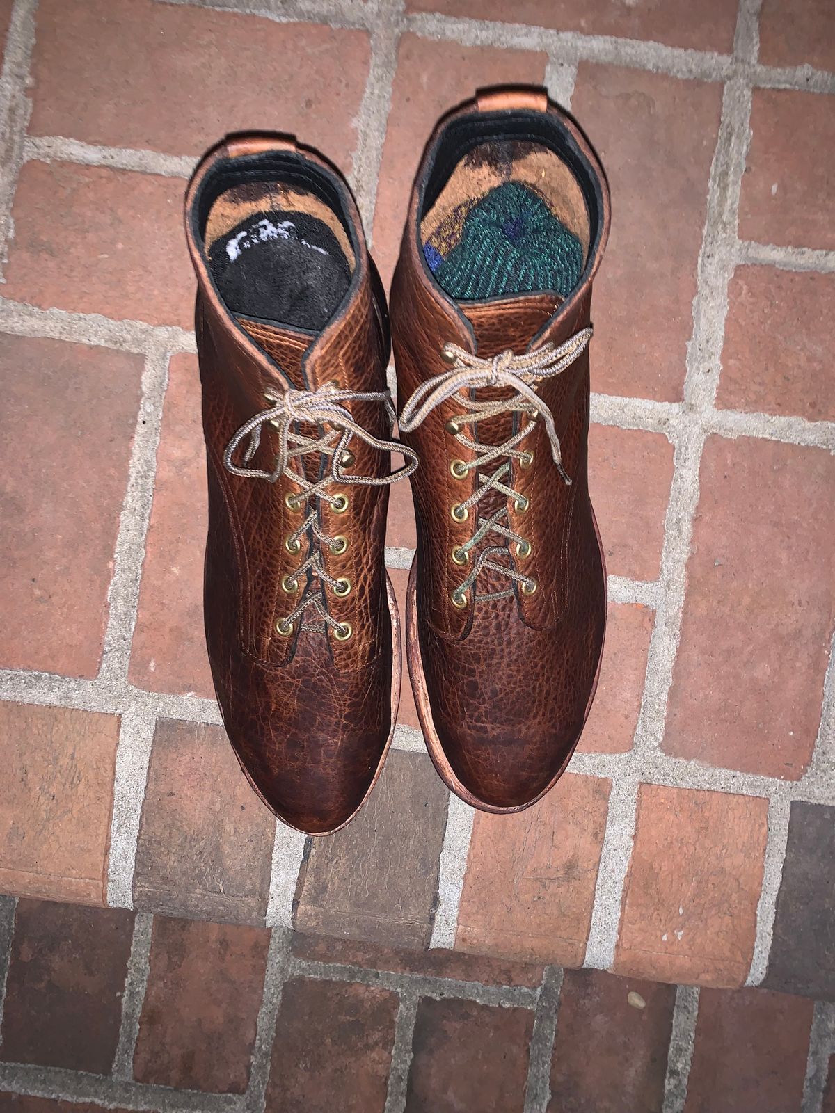 Photo by rwbrown72 on October 2, 2025 of the Russell Brown Type 1 Service Boot in Bison.