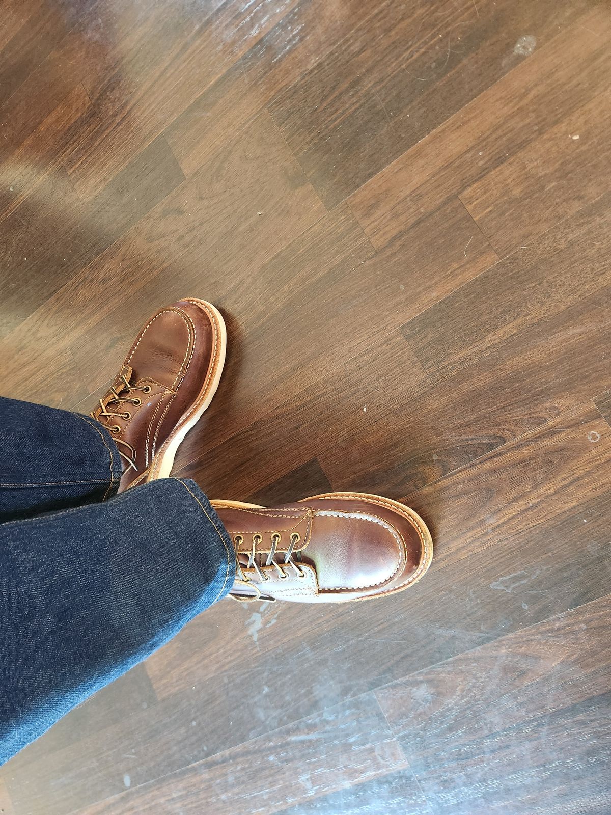 Photo by Tieric on June 1, 2025 of the White's Perry 6" Select in Seidel British Tan Double Shot.